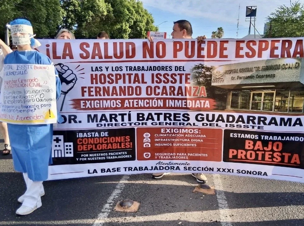 Retiran equipos de aire acondicionado tras críticas por su instalación en quirófanos del hospital del ISSSTE en Hermosillo