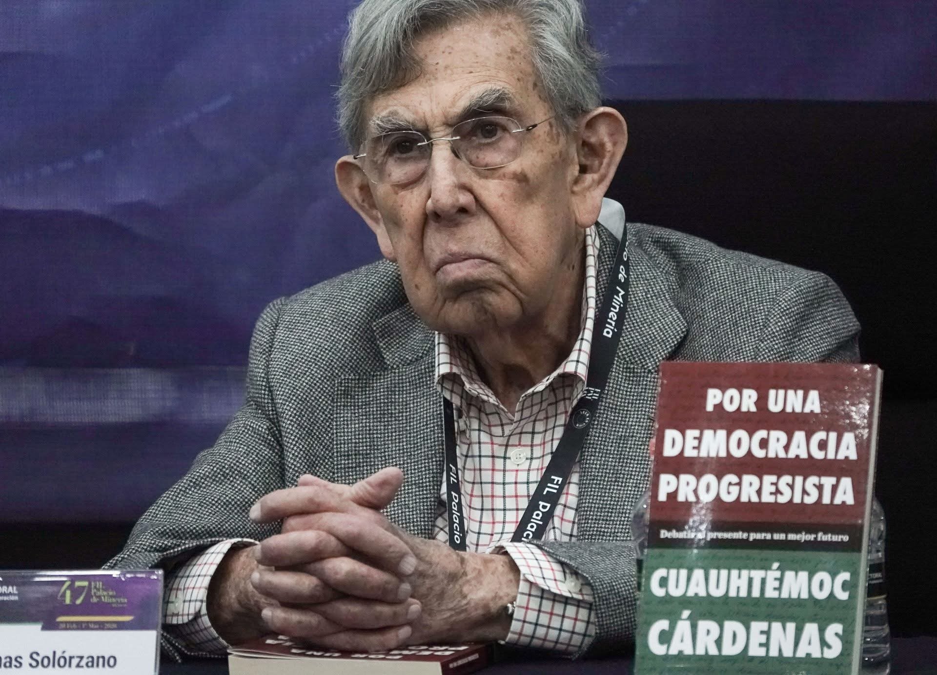 Fallece a los 92 años Cuauhtémoc Cárdenas, fundador del PRD y referente histórico de la izquierda mexicana