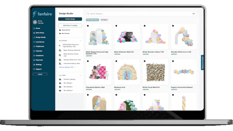 Interactive Balloon Design Software with Live Pricing | Fanfaire — fanfaire