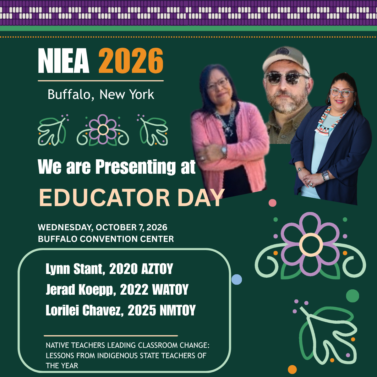 Native Teachers of the Year at NIEA Ed Day