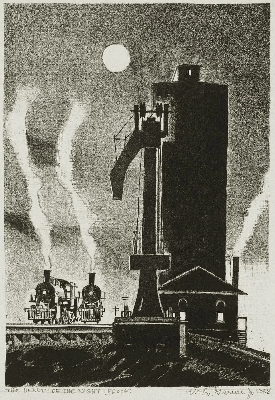 William L. Garver, Jr._Lithograph_Beauty of the Night_1958_Copyright Estate of Lila & William L. Garver, Jr..jpg