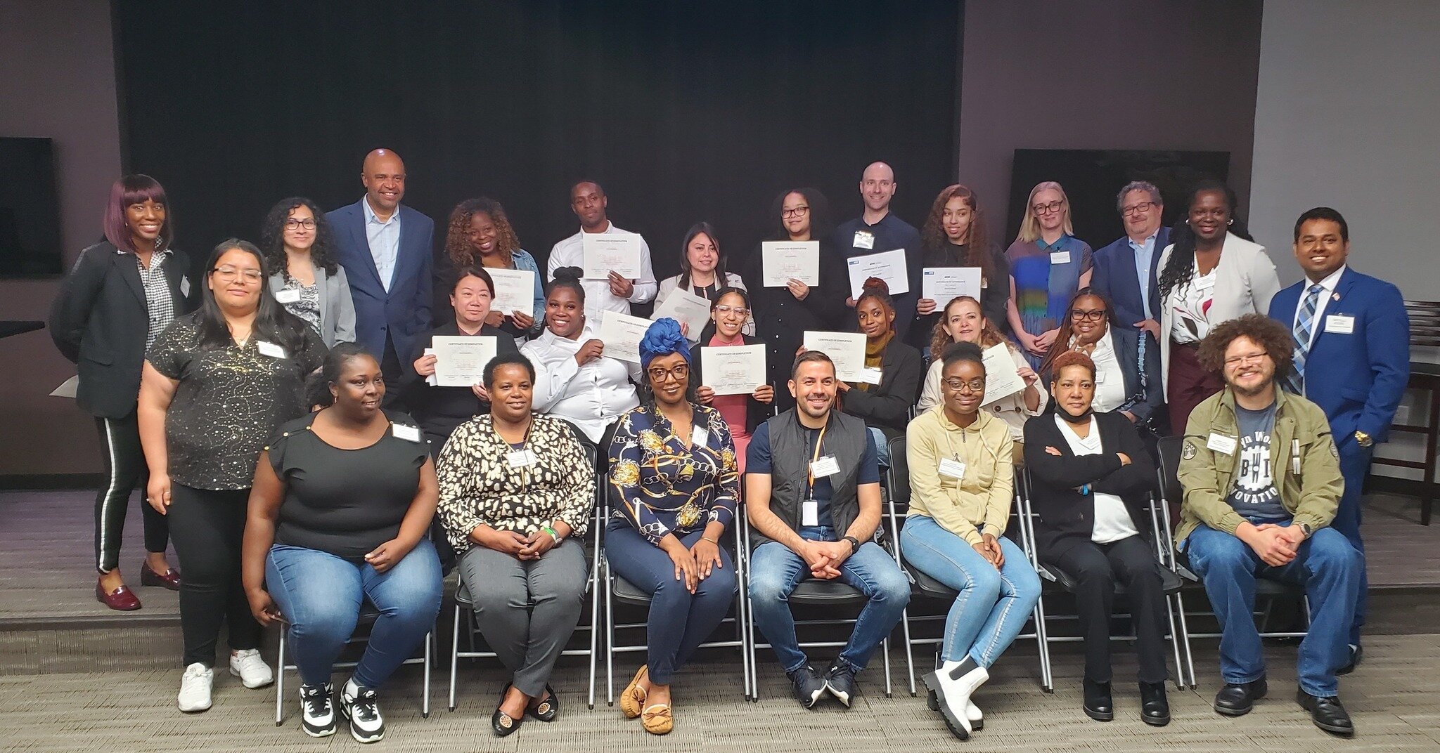 Congratulations Housing Career Pathways graduates! 👏🏾 👏🏾 👏🏾 This week we joined Brooklyn Workforce Innovations (BWI), Enterprise, New York City Housing Authority (NYCHA) REES, NYC Department of Housing Preservation &amp; Development Commissione