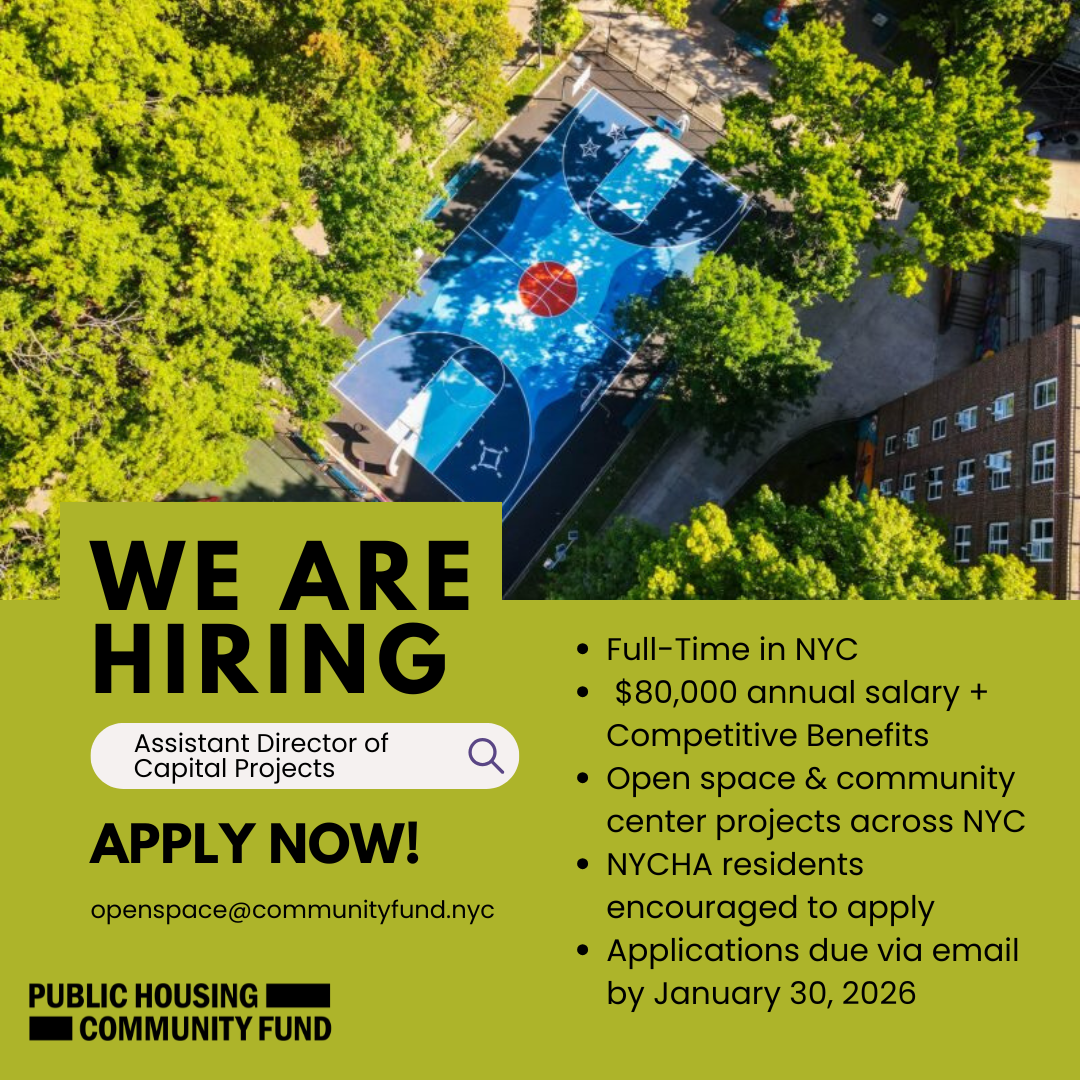 Now hiring: Assistant Director of Capital Projects