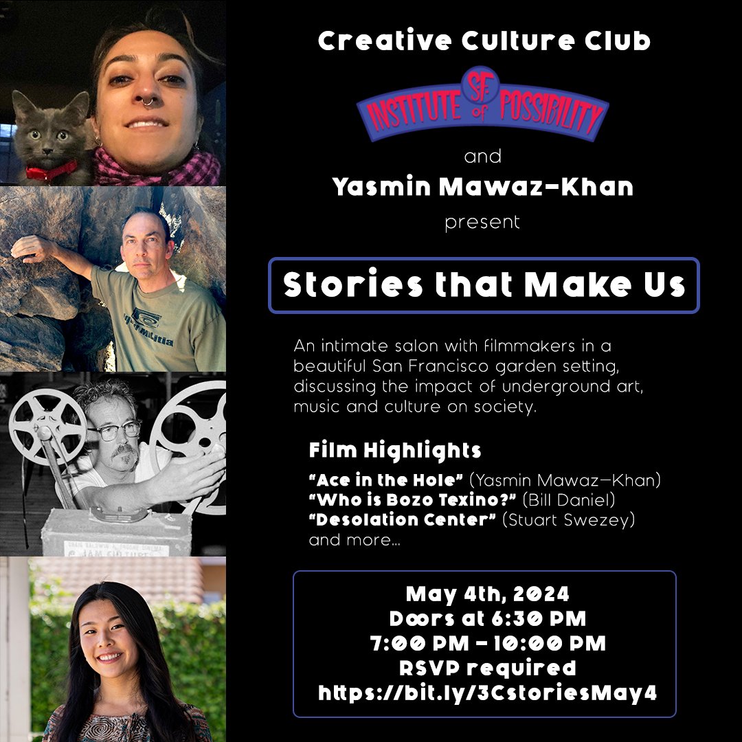 May 4th! Join us in SF with Creative Culture Club for Stories That Make Us