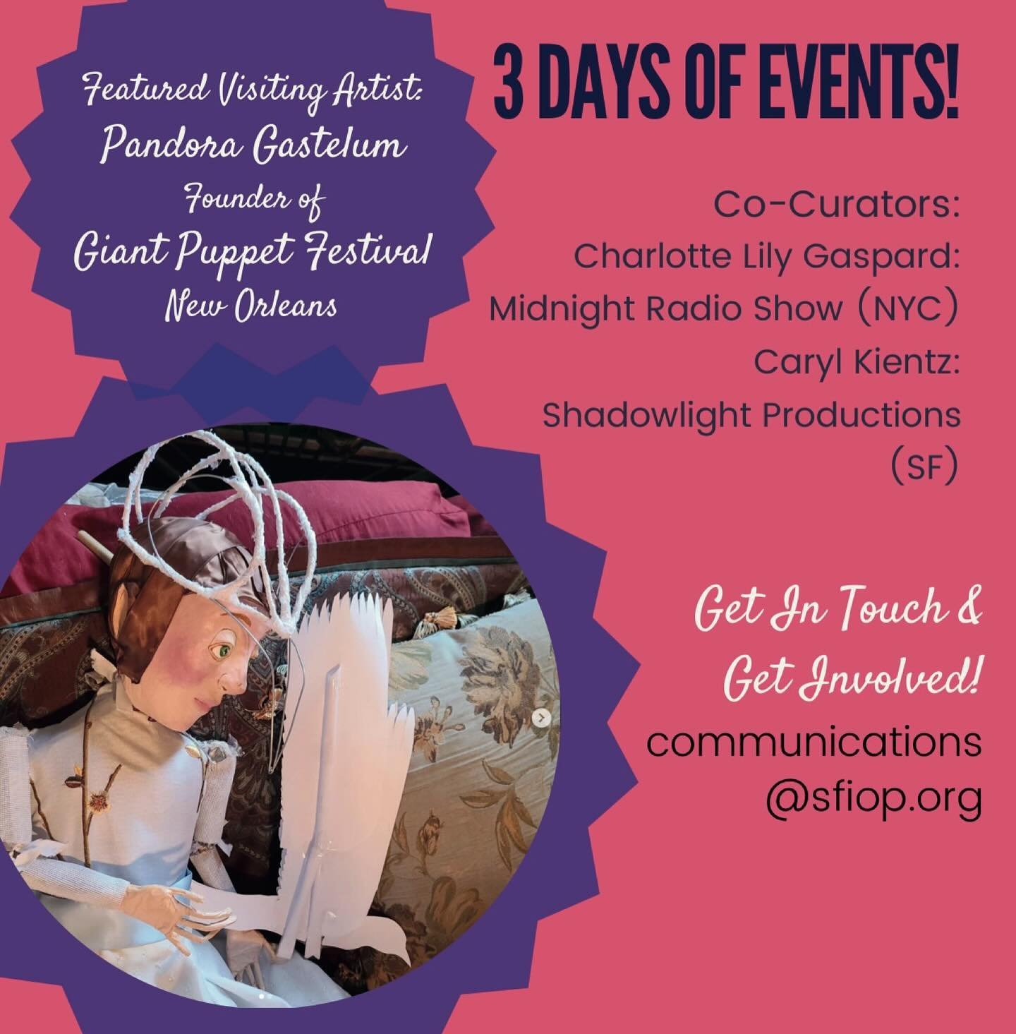 Ticketing is now open for the Puppet Summit happening at the end of this month! 
Sign up for our #PuppetSlam , build a puppet with our visiting artists to join the Sunday Stroll, come Saturday for slideshow, talks &amp; featured performances!! Or get