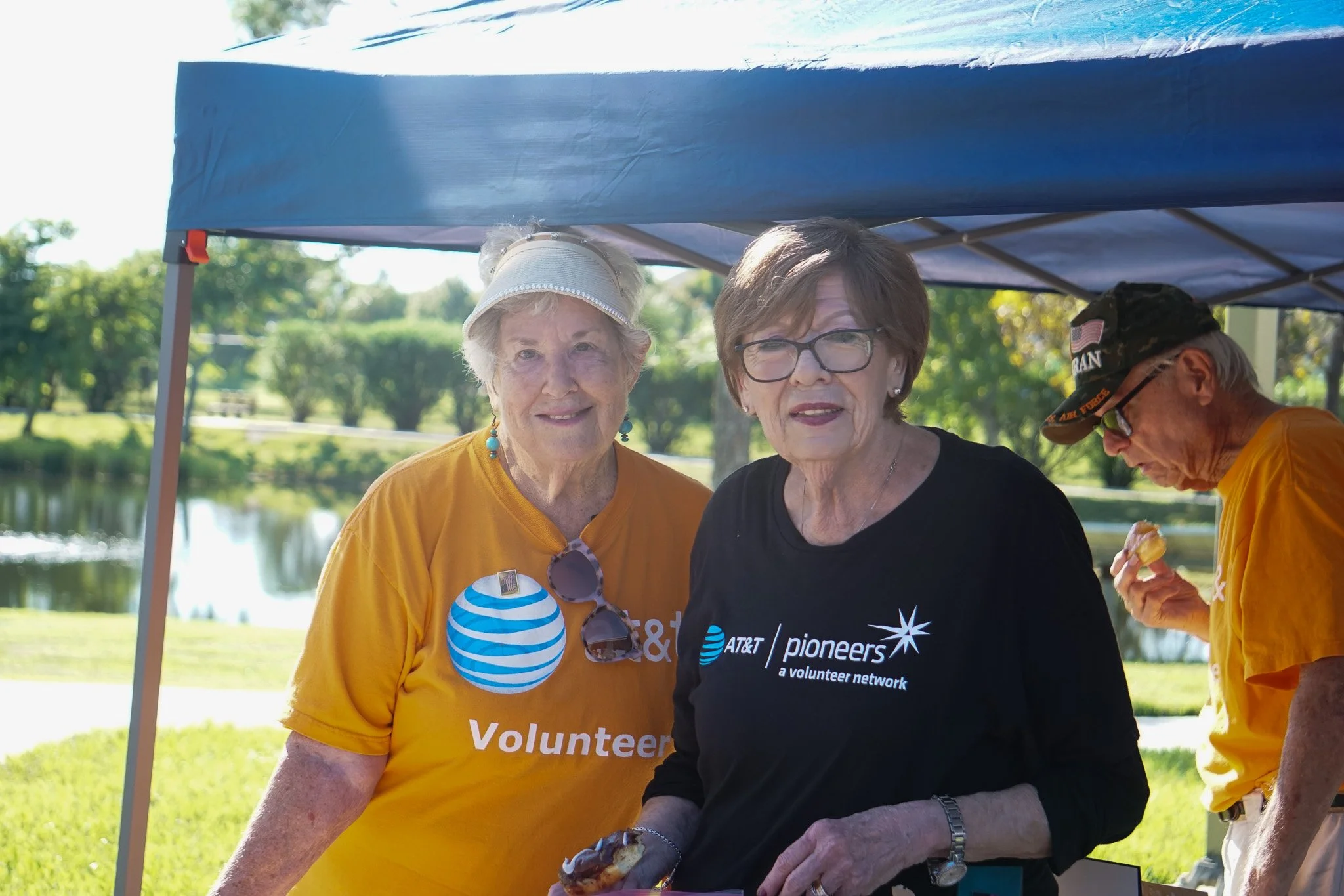 Dinontas offers free clothing to veterans during Brevard County, Florida, event