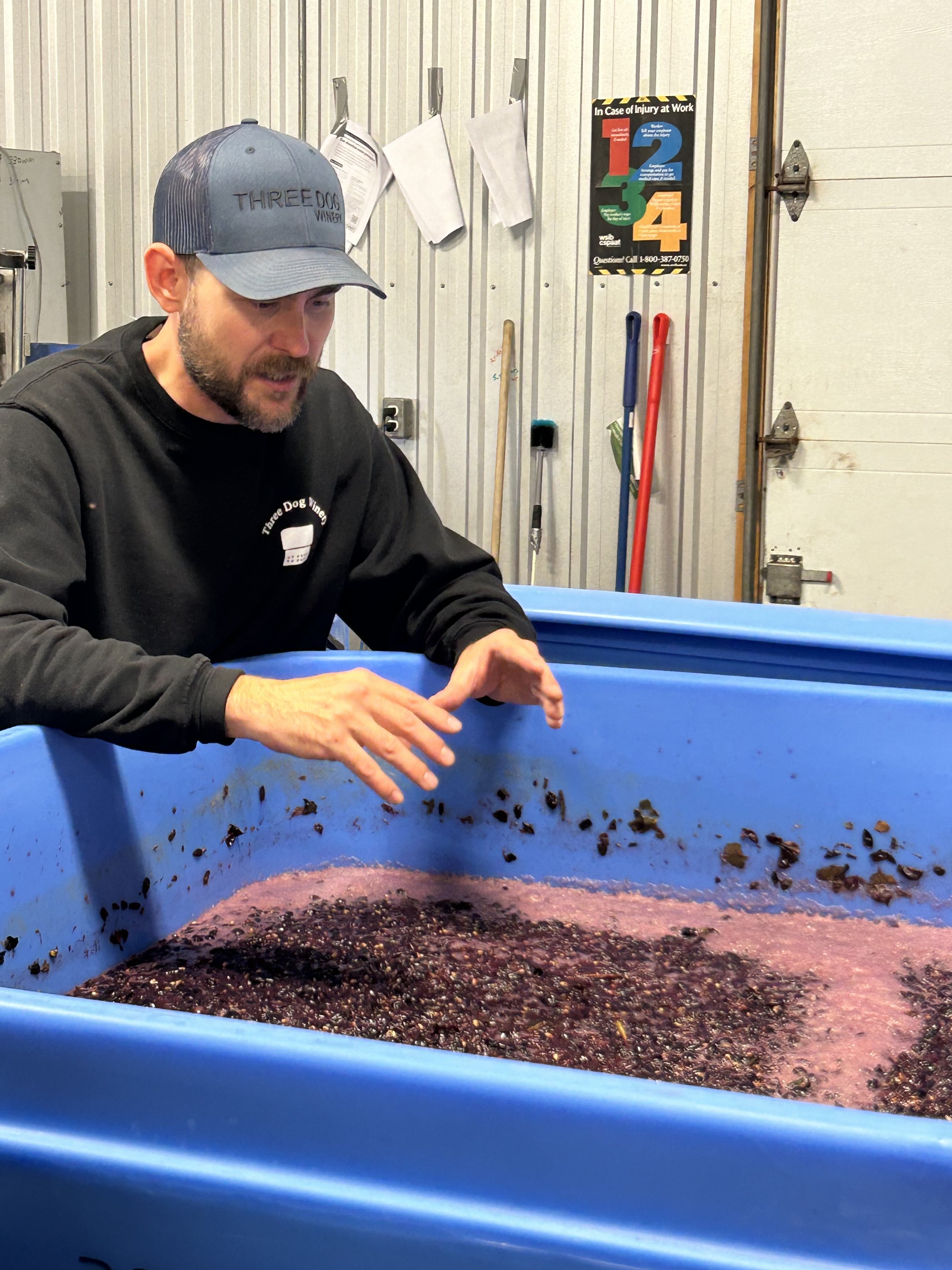 Enthusiast tour visit with Andrew @Three Dog Winery