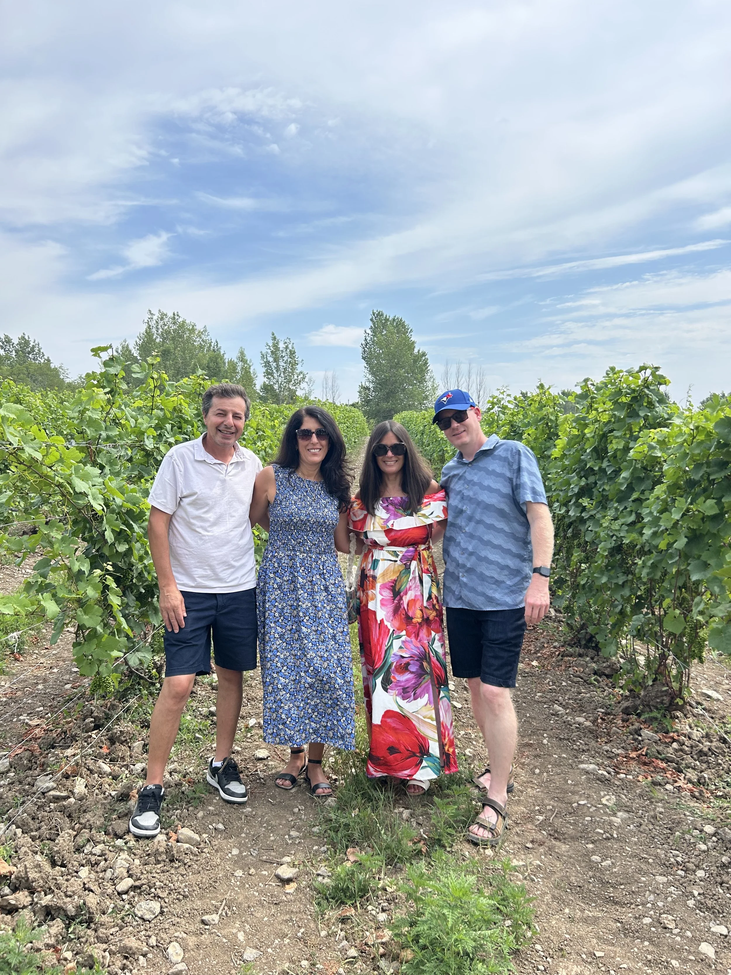 In the vineyards @Broken Stone Winery