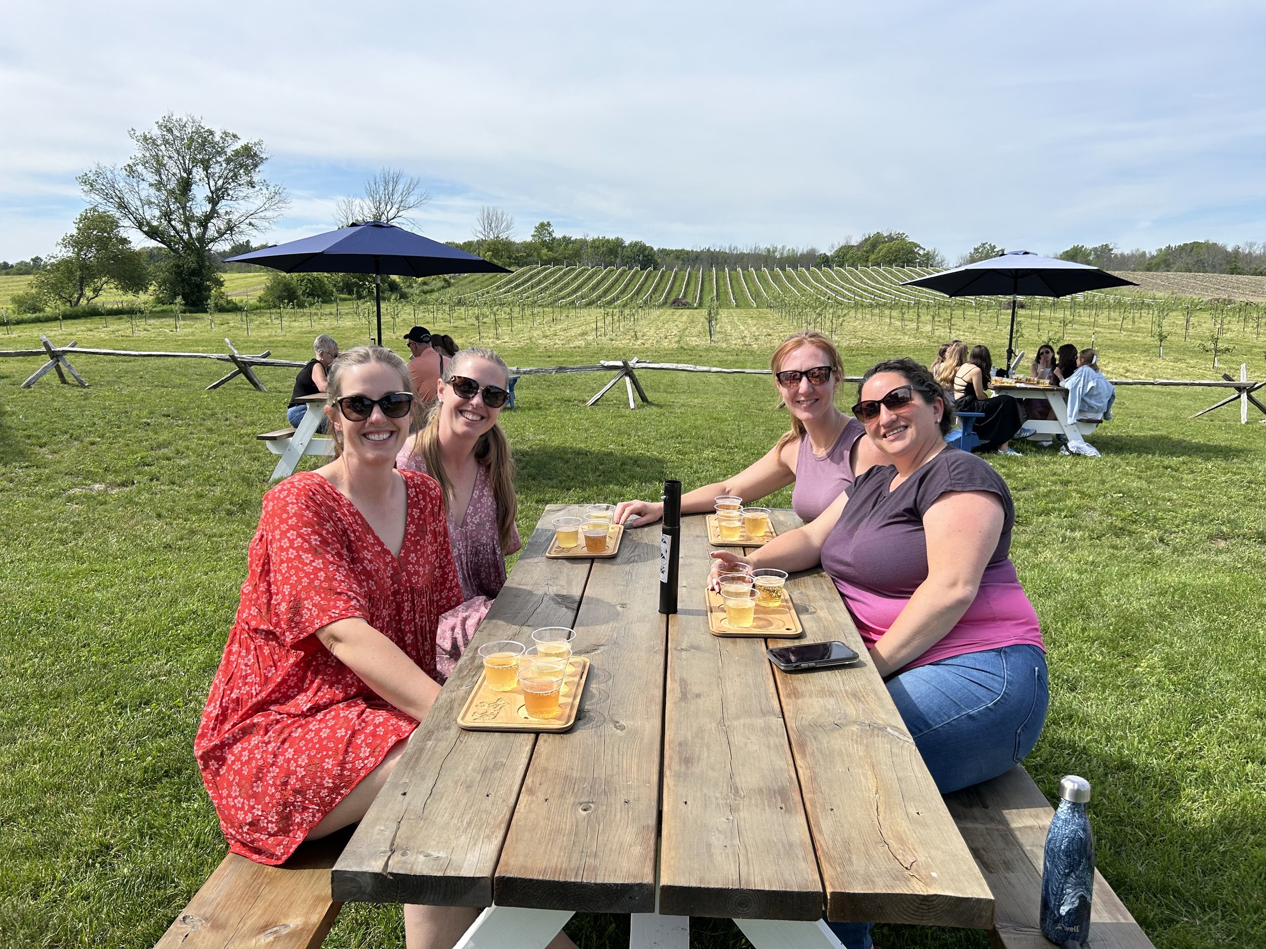 Enjoying the ciders @ Stock and Row