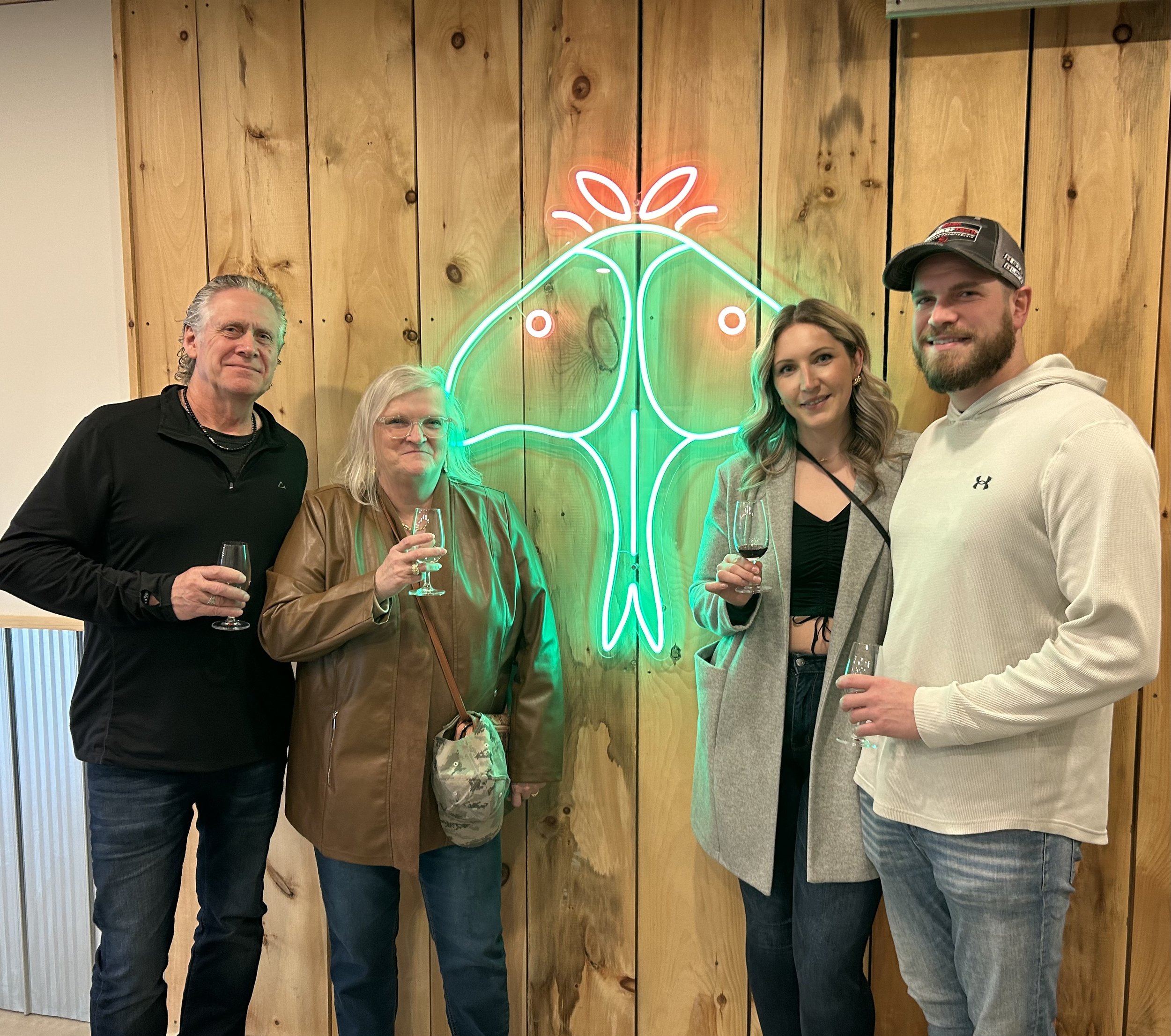With the Luna Moth @Lighthall Vineyards