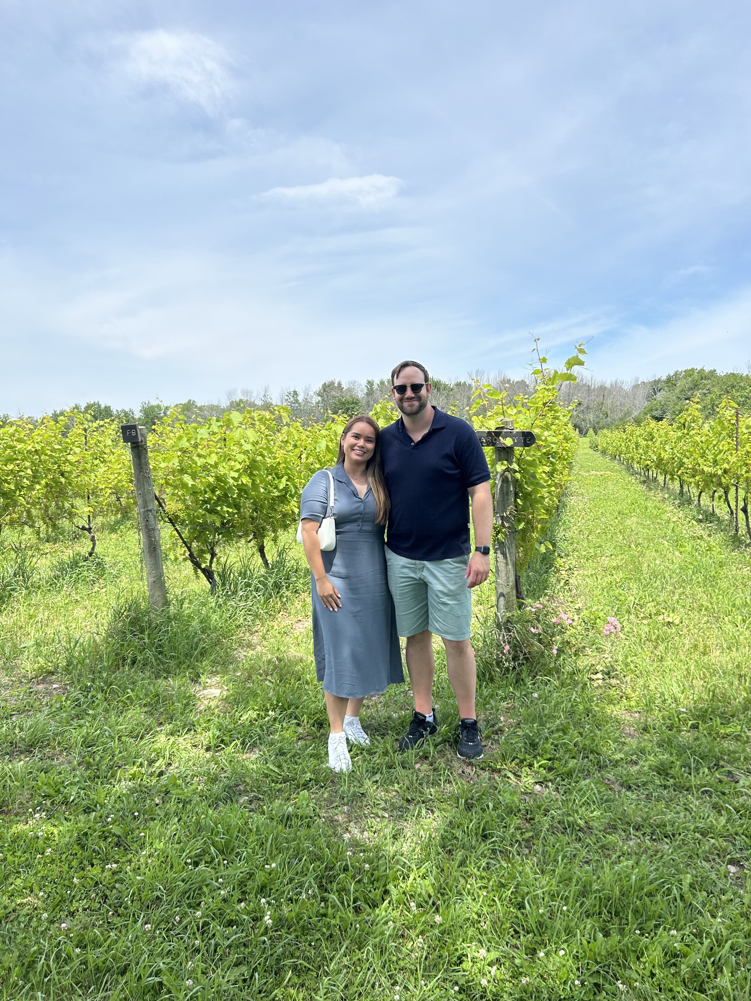 Beside the vineyards @ Domaine Darius