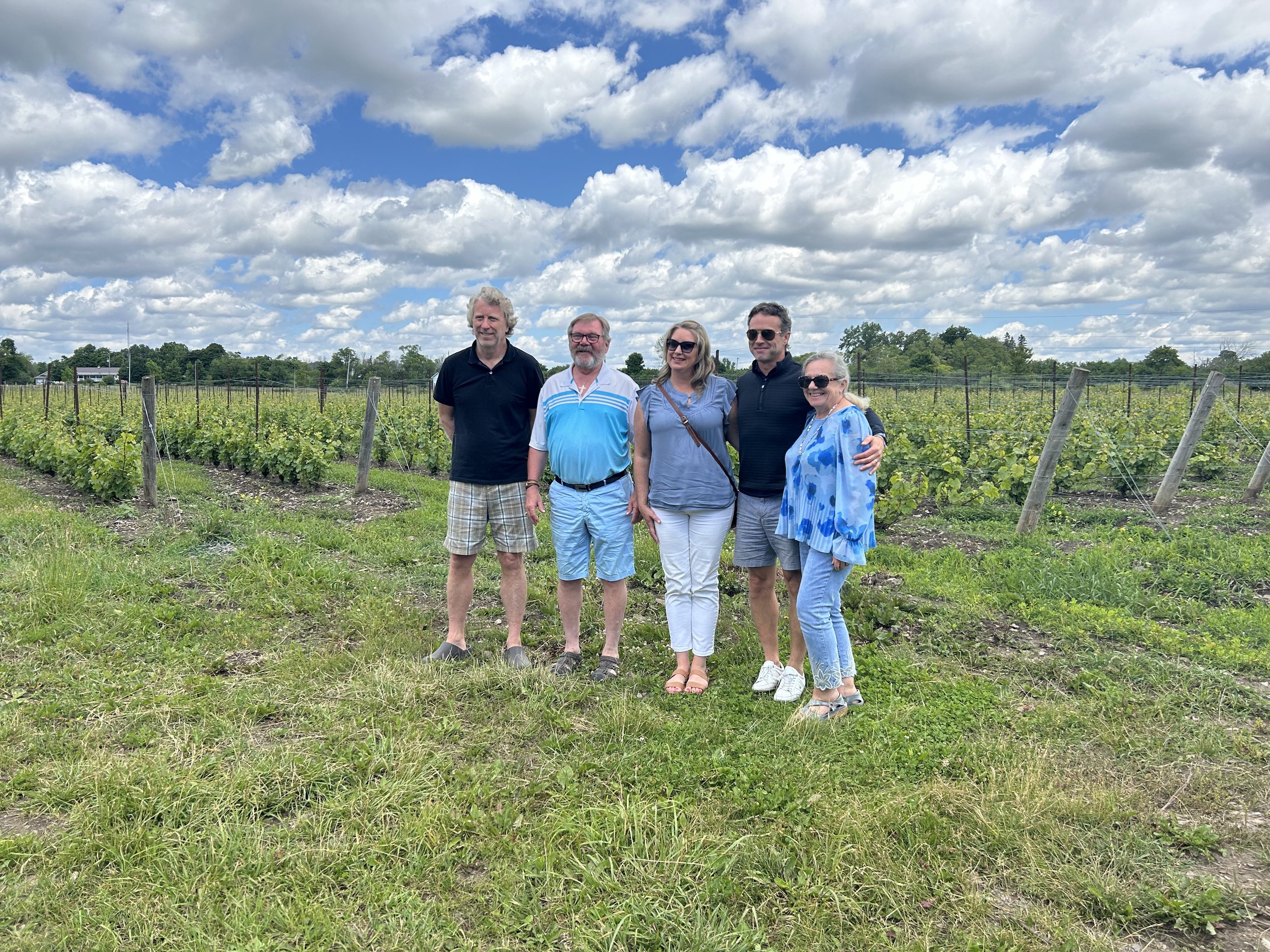 With the Vigneron (Andre) @ Last House Vineyard