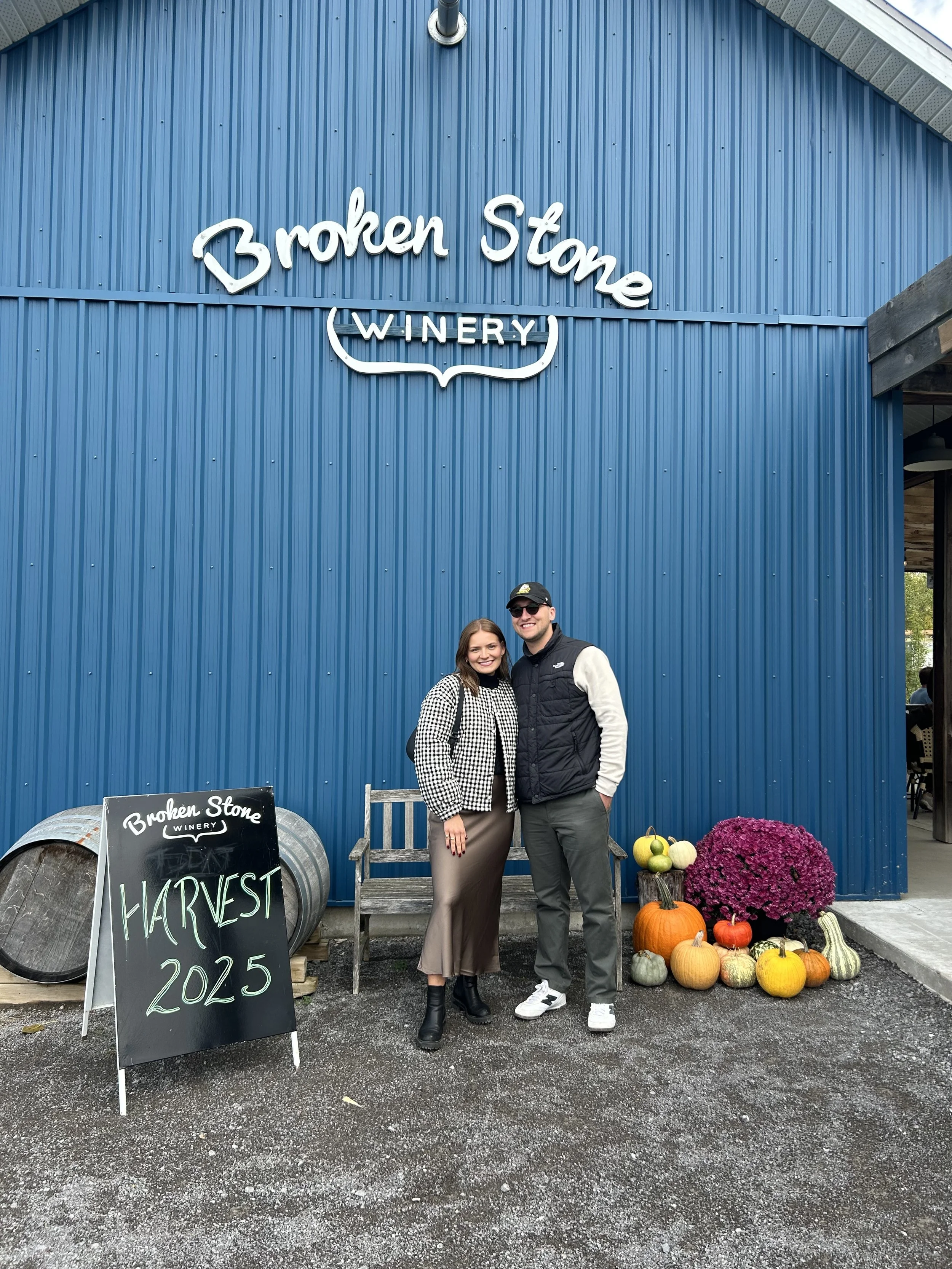 Harvest time tasting @ Broken Stone Winery