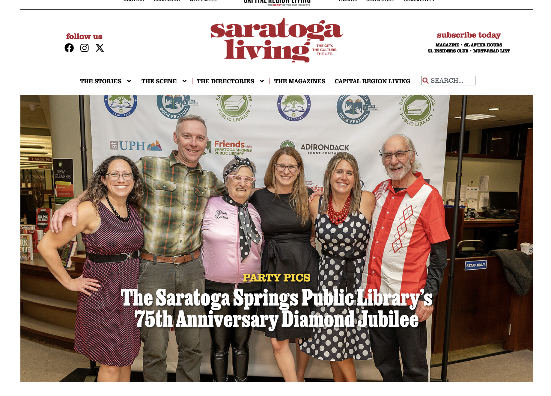 "SSPL's 75th Anniversary Diamond Jubilee"
Saratoga Living, December 2025
