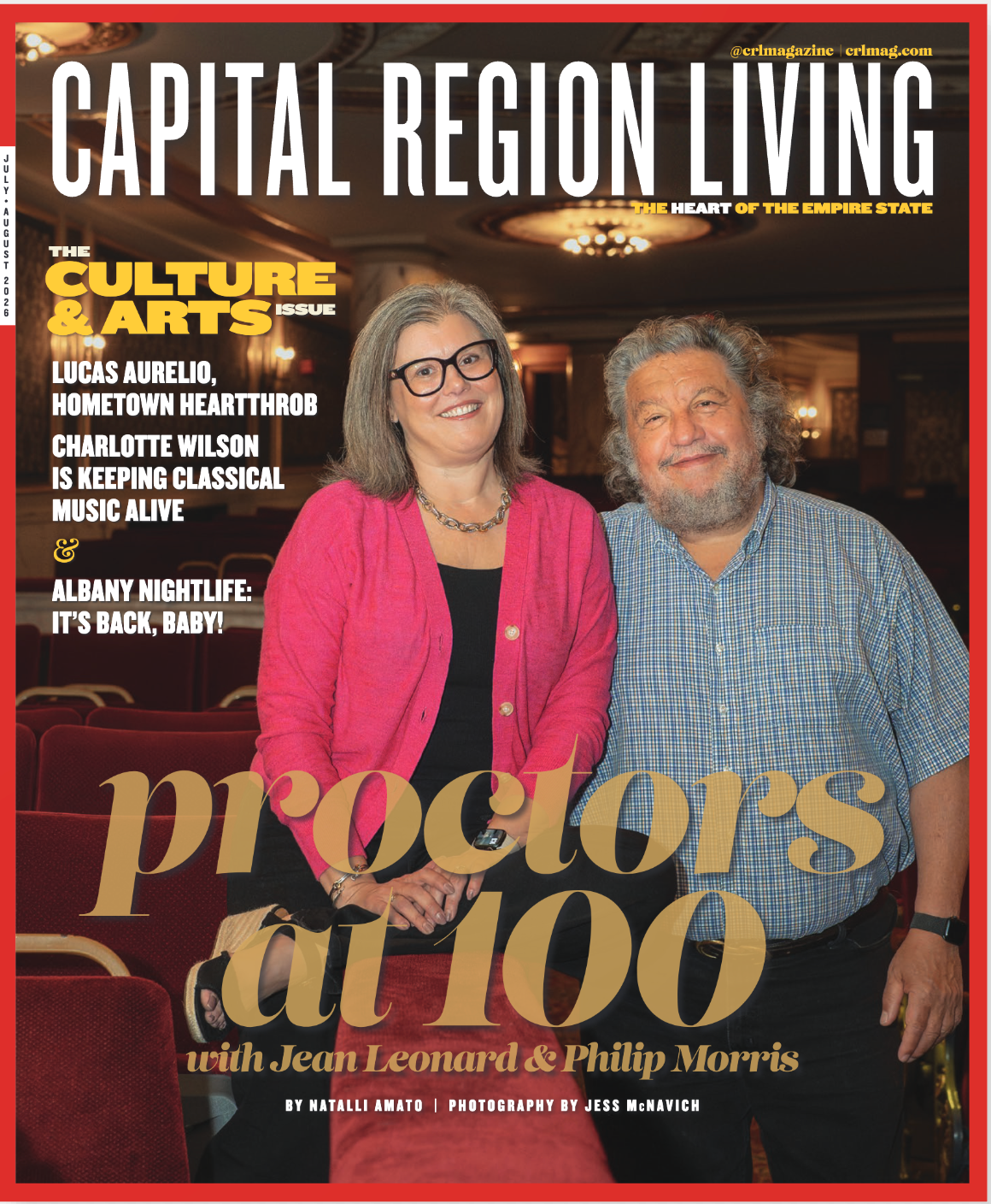 Cover, Capital Region Living, Culture and Arts 2026 Edition
