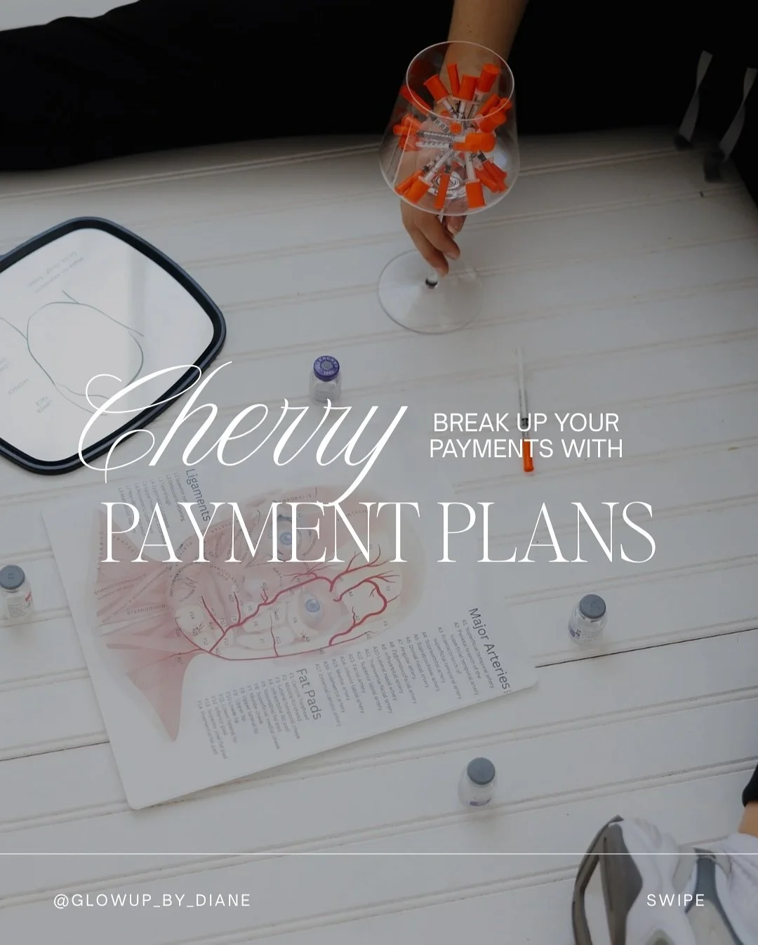 Cherry payment plans? Yes, please! 🍒 

Great results shouldn&rsquo;t have to wait&mdash;and now, they don&rsquo;t have to. 

With flexible monthly payments through Cherry, you can get the treatments you want, on a schedule (and budget) that works fo
