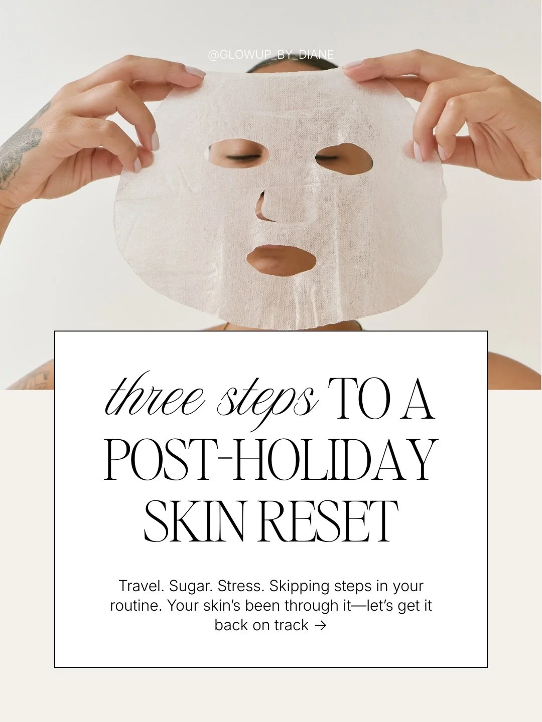 Post-holiday skin doesn&rsquo;t need a full overhaul, it just needs a RESET 🔁

Exfoliate. Hydrate. Protect with antioxidants.✨

Three steps. Real results.

Want a treatment that is the ultimate skin reset? Ask about our VI peels! 💫

#chicagoinjecto