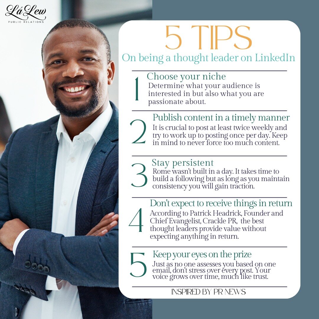 Unlock your potential! Master the art of thought leadership on LinkedIn with these 5 tips!