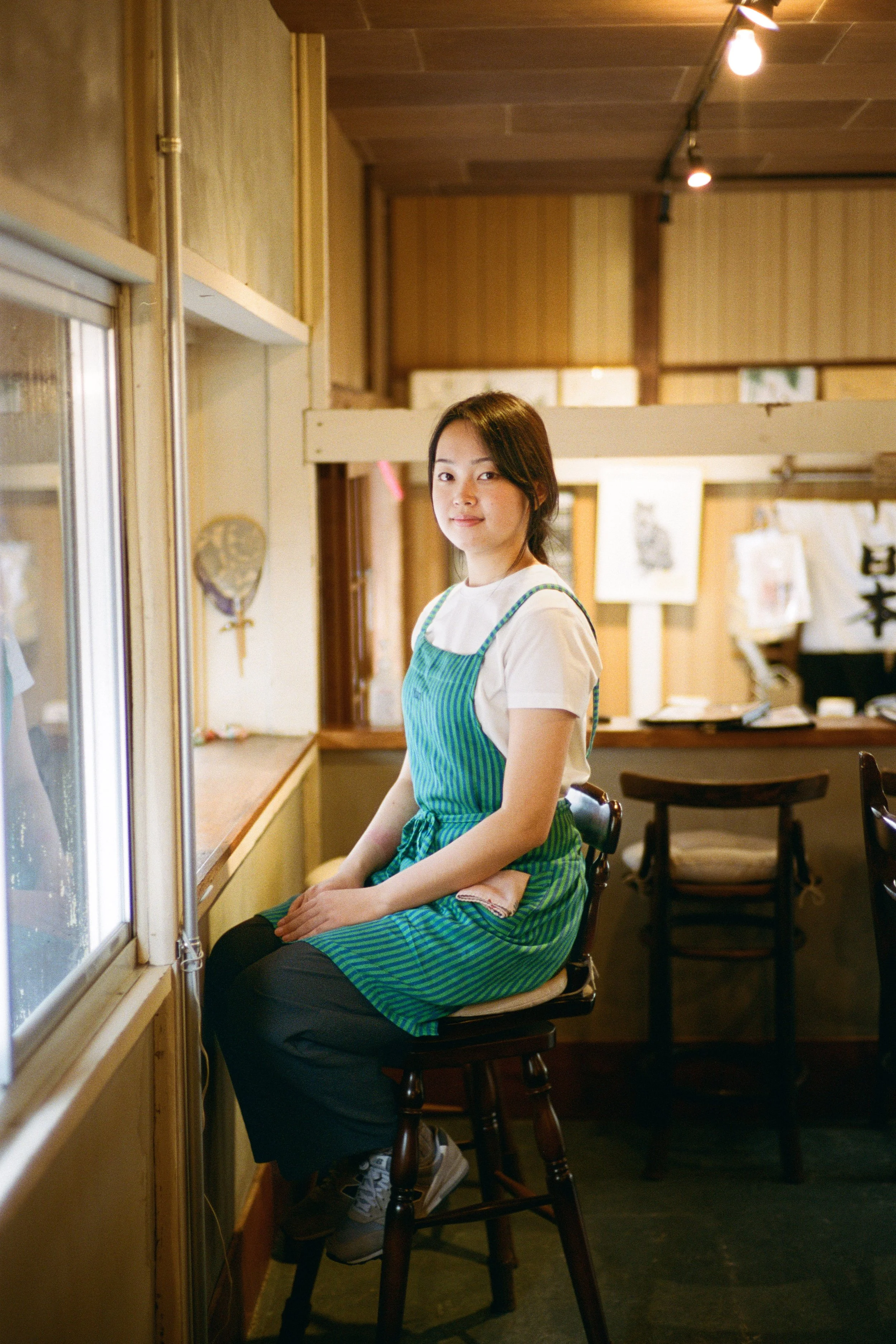 Nanao-san works at Ko Hi Ko Jo cafe.  She suggested I go to Shimo-Kitazawa and Koenji in the west of Tokyo, as I would find interesting subjects there.