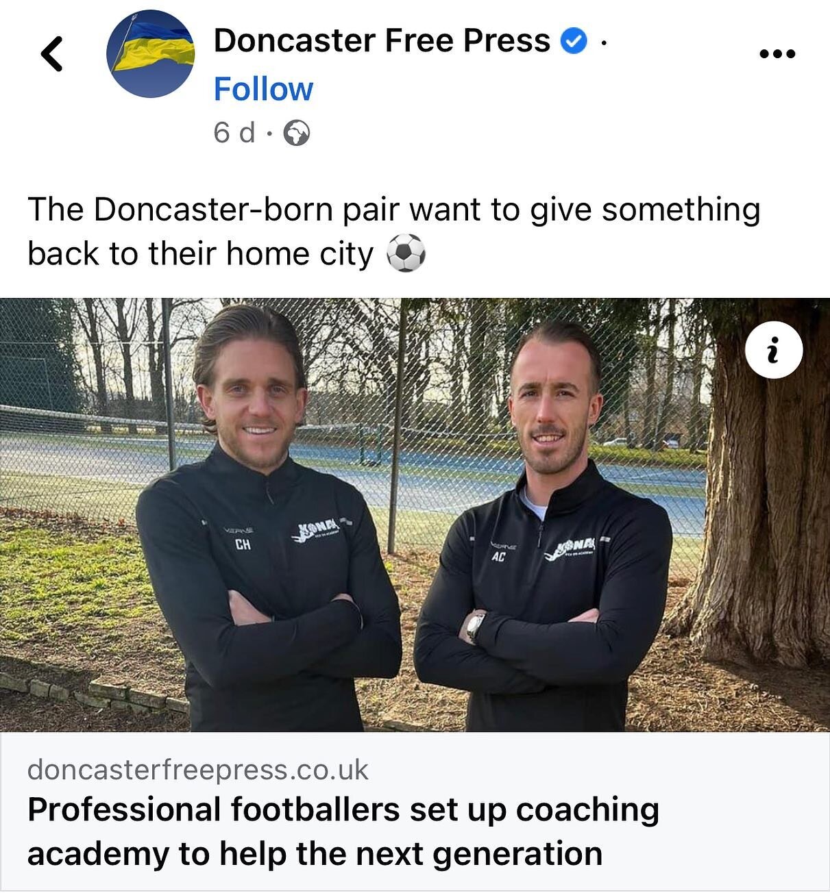It was great for our co-owners and lead coaches Callum Howe and Alex Cairns to chat with Steve Jones at the Doncaster Free Press about the aspirations of our academy and some of the reasons why we were so passionate about getting started.

If you are
