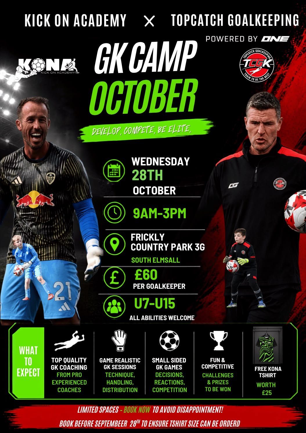 Kick On Academy x Top Catch Goalkeeping Camp