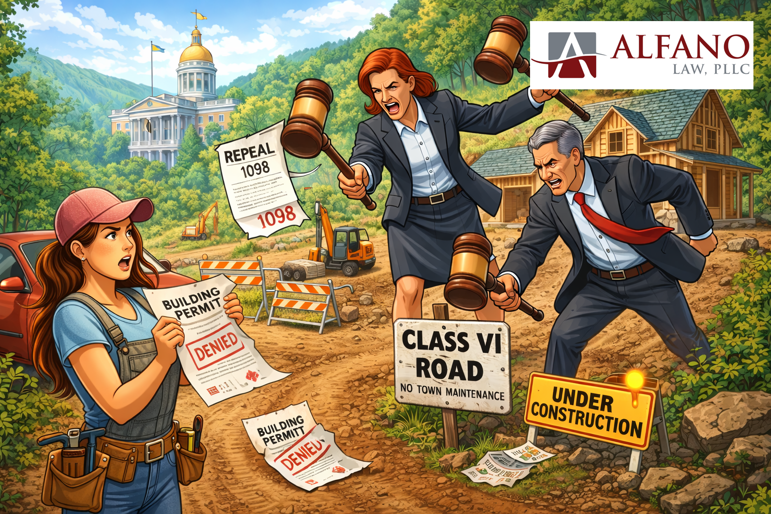 Building Permits on Class VI Roads Under Attack in New Hampshire