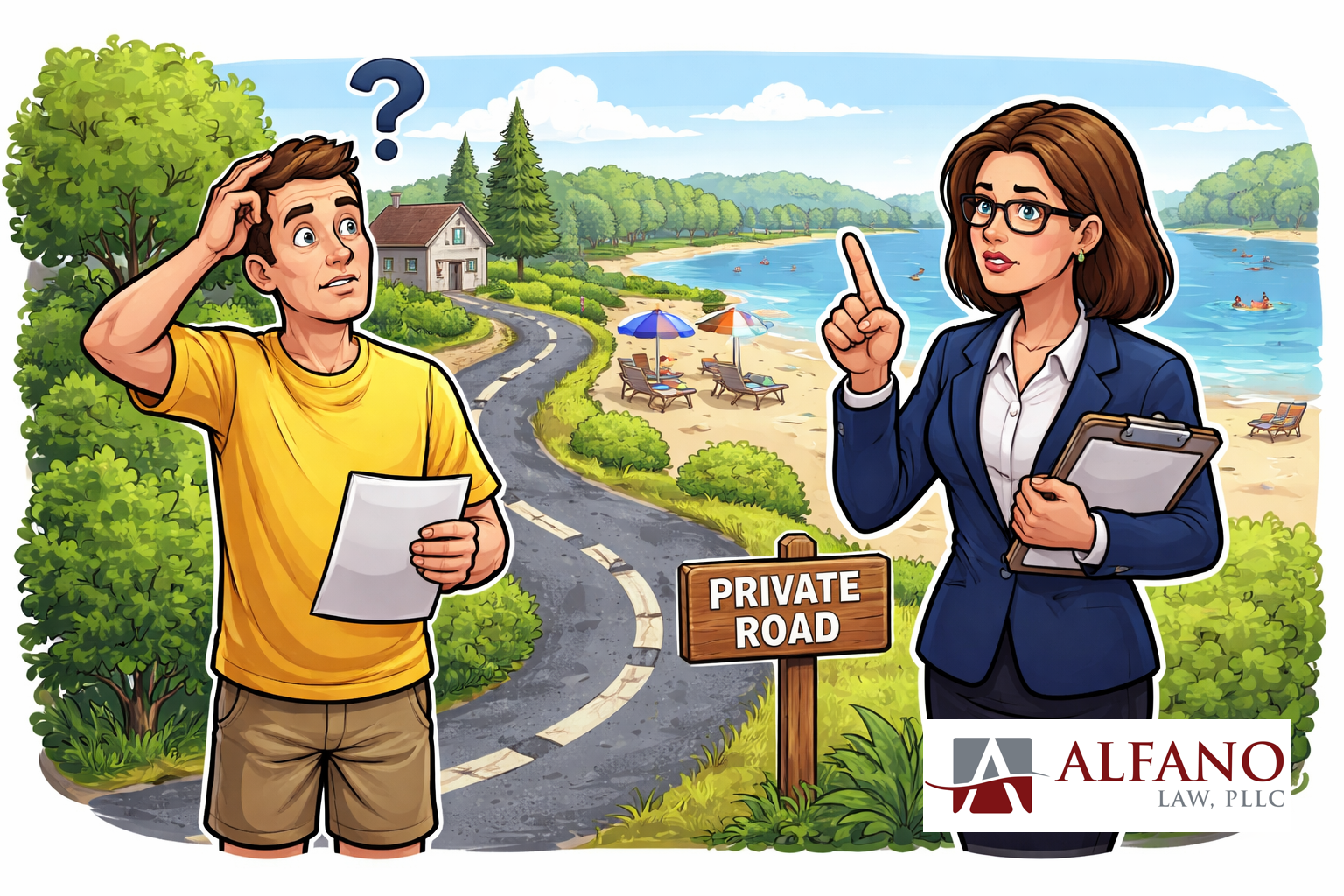 NH Supreme Court Affirms Implied Access Rights on Private Roads from Subdivision Plan