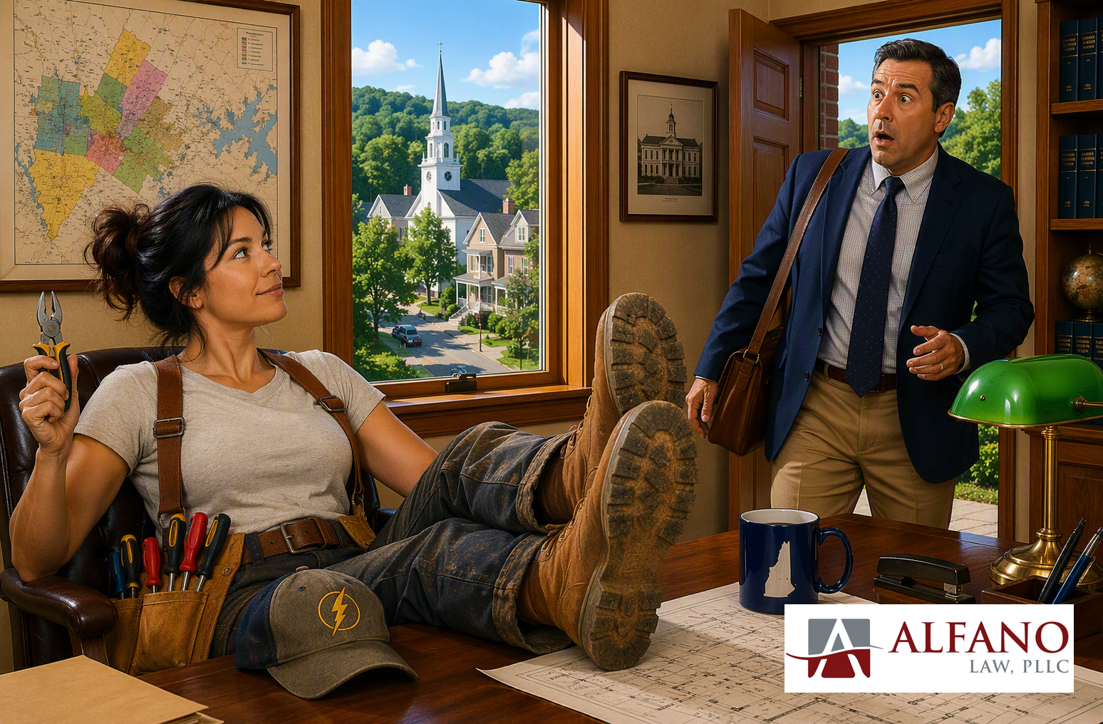 Do "Professional and Business Offices" Include Plumbers and Electricians? New Hampshire Supreme Court Says Yes (Swanzey)