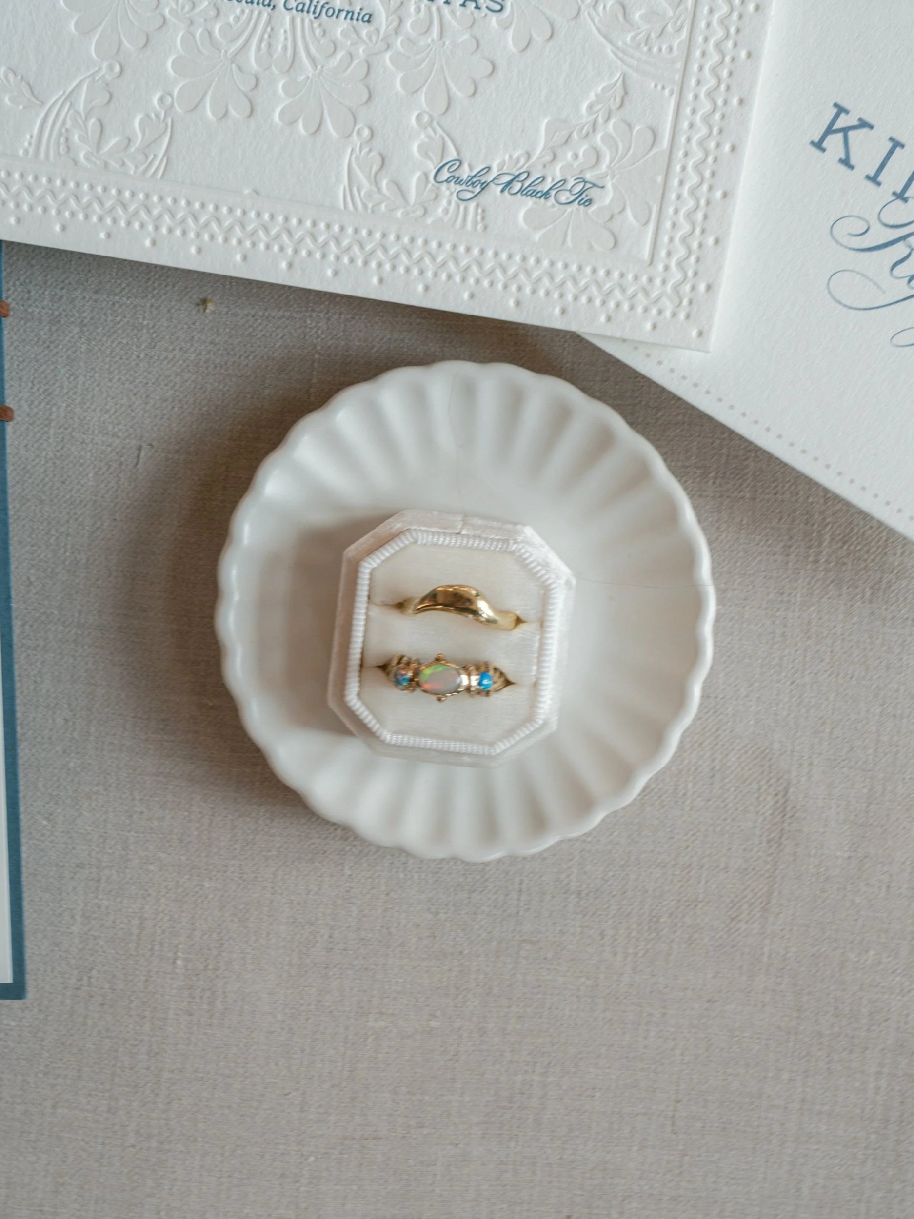 Aurora Ring + Opals