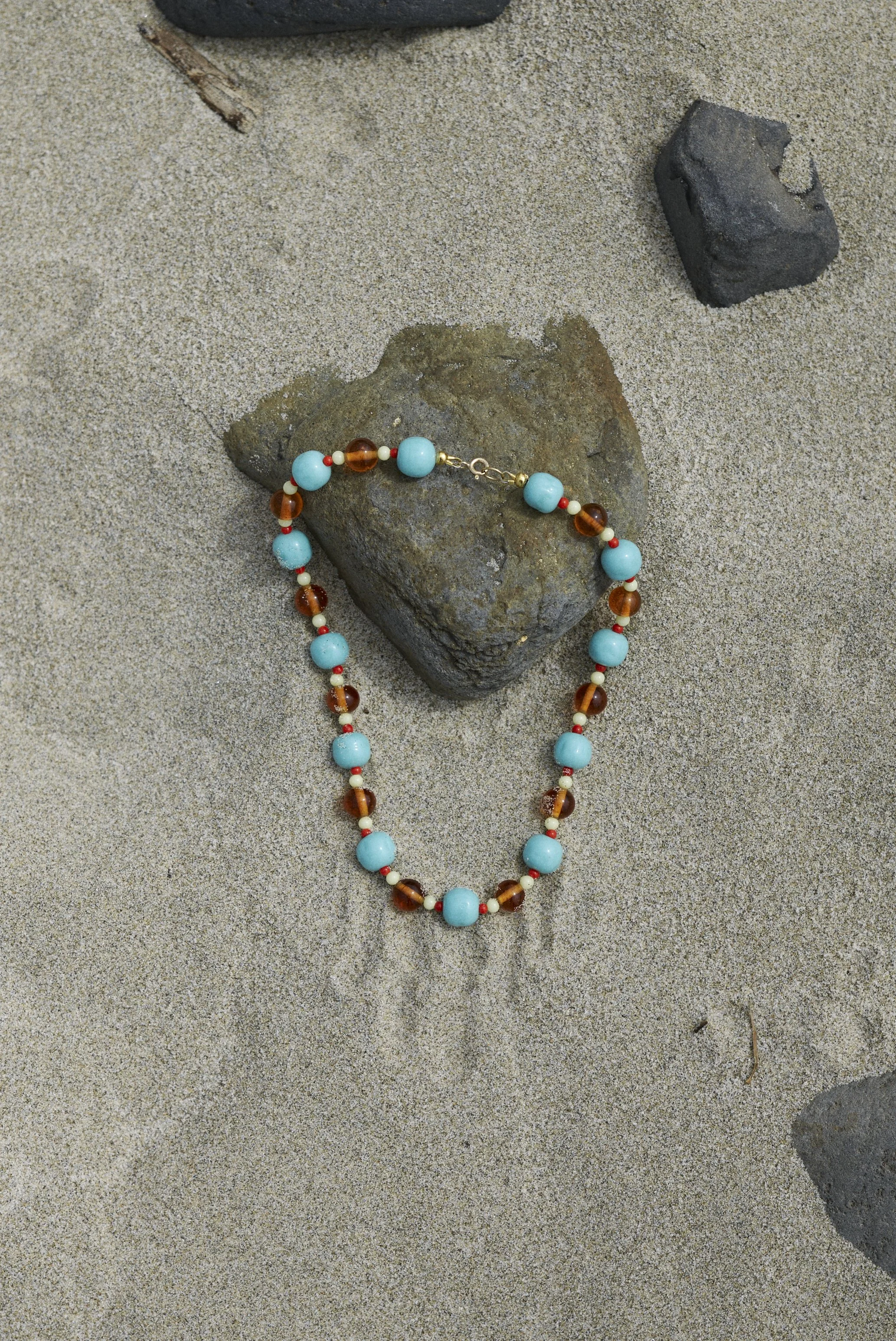 Beaded Necklace (Made from vintage Japanese beads)