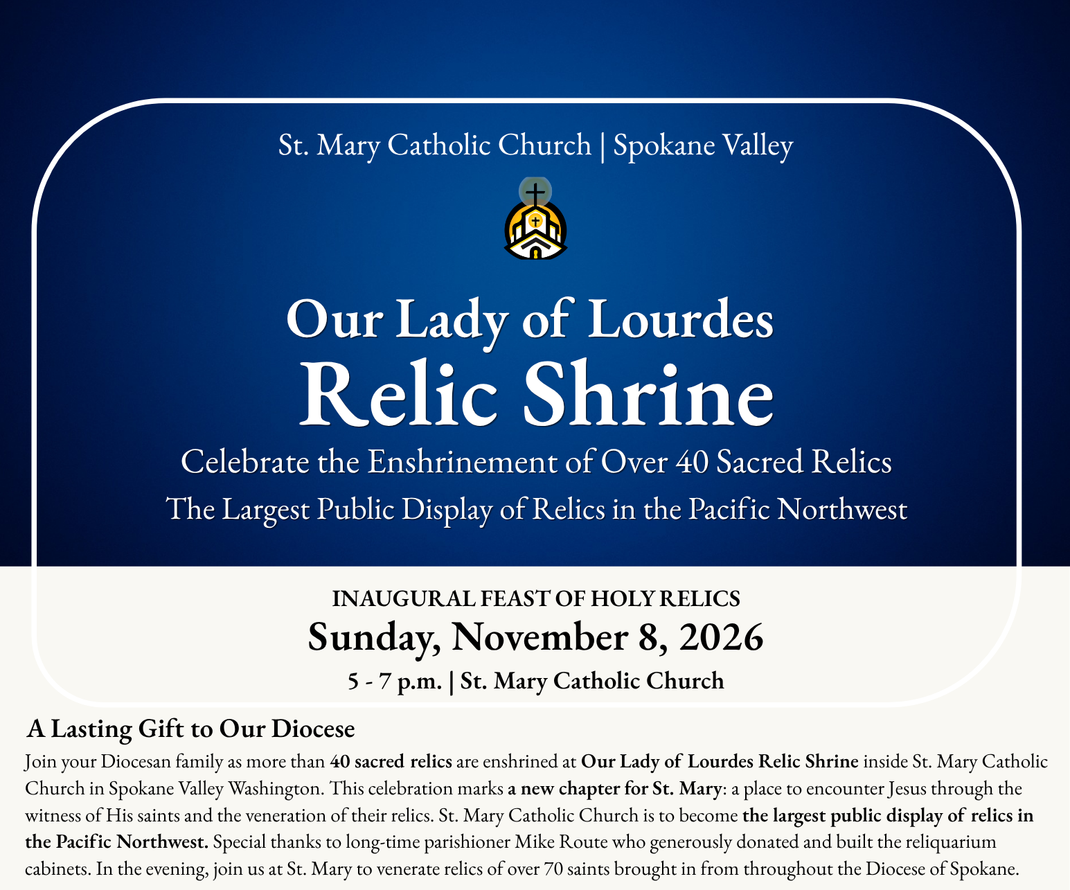 Our Lady of Lourdes Relic Shrine