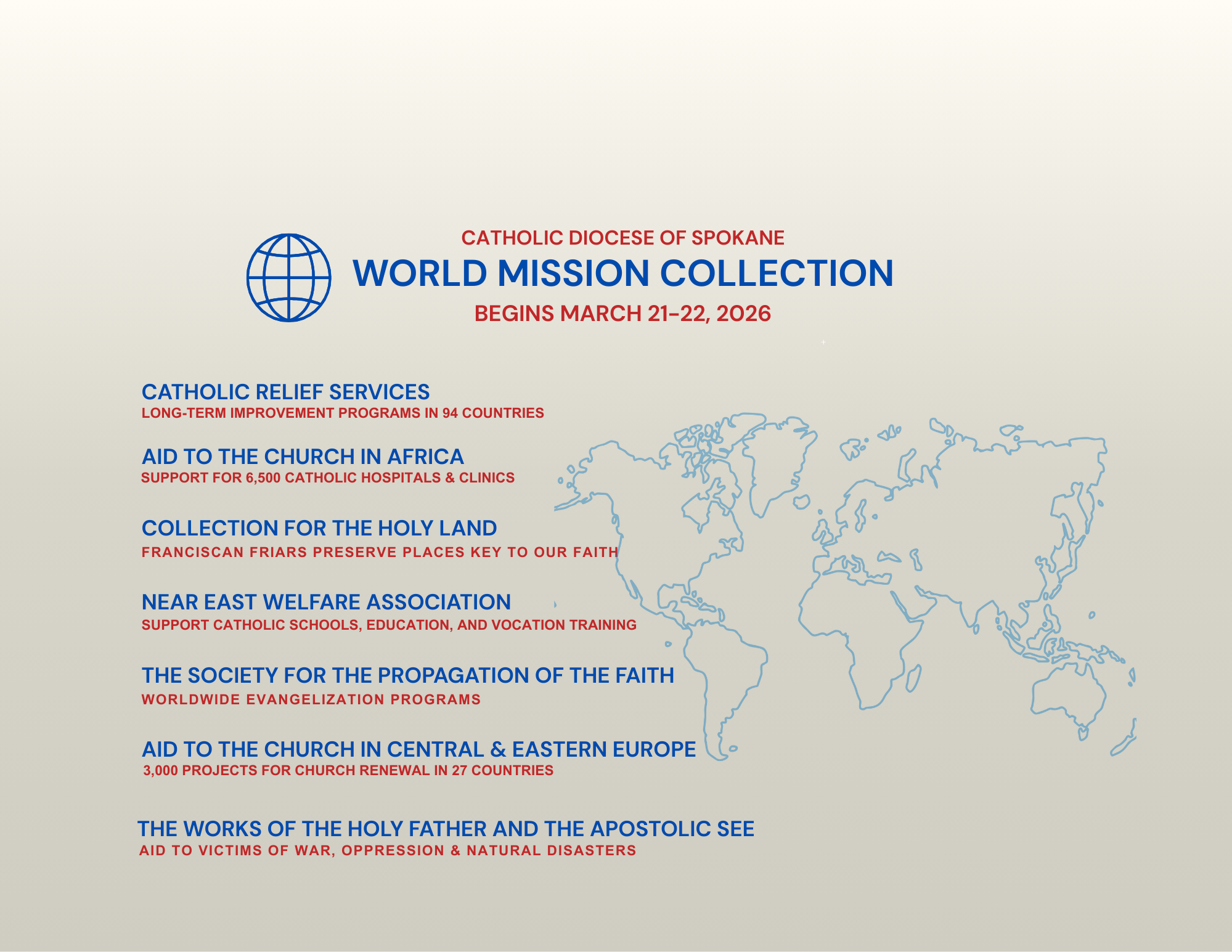 World Mission Collection World Mission Collection — Catholic Diocese of Spokane