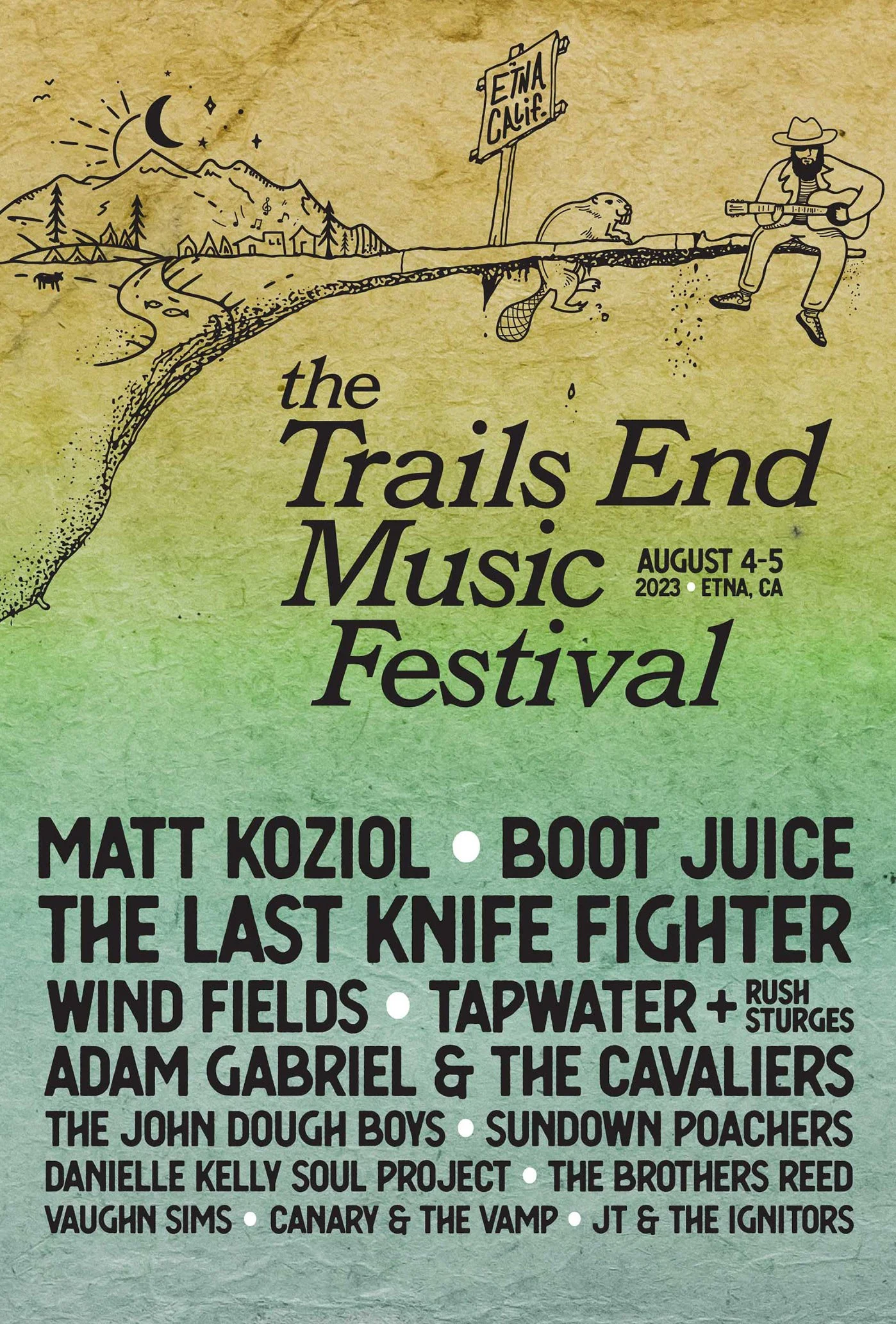 2023 Trails End Music Fest Lineup