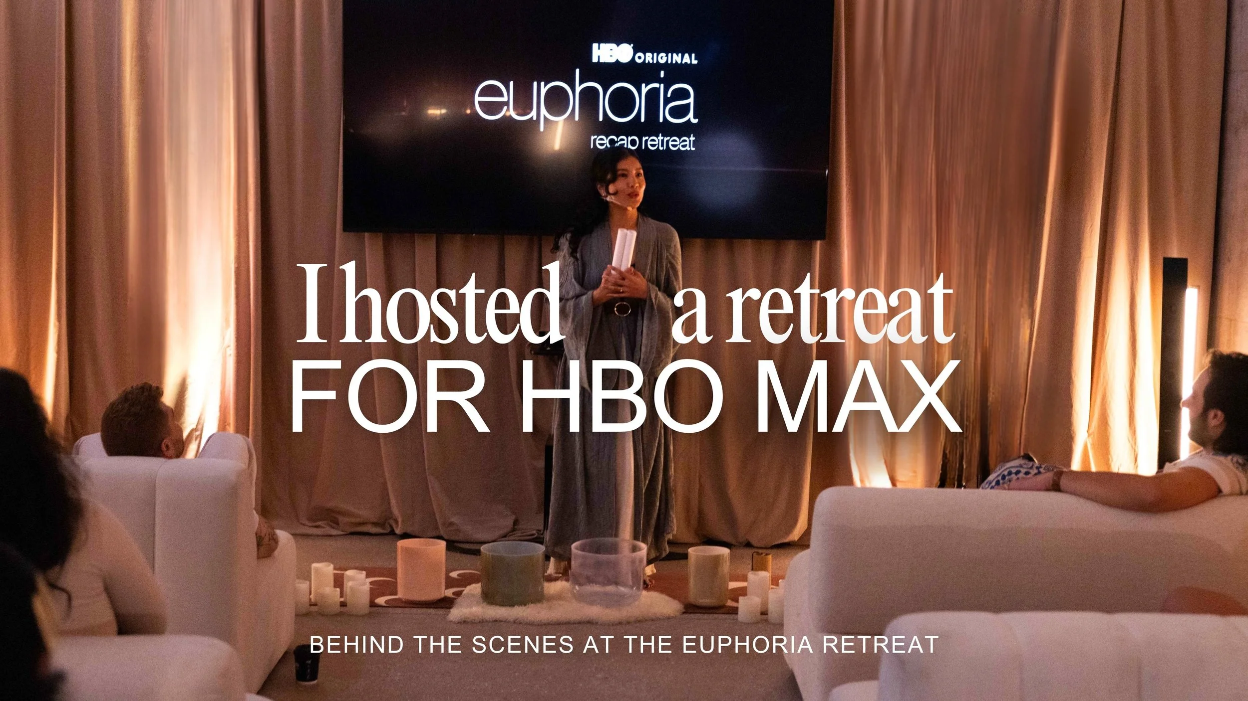 Living as my Higher Self | I hosted a sound bath for HBO Max Euphoria Retreat [VIDEO]