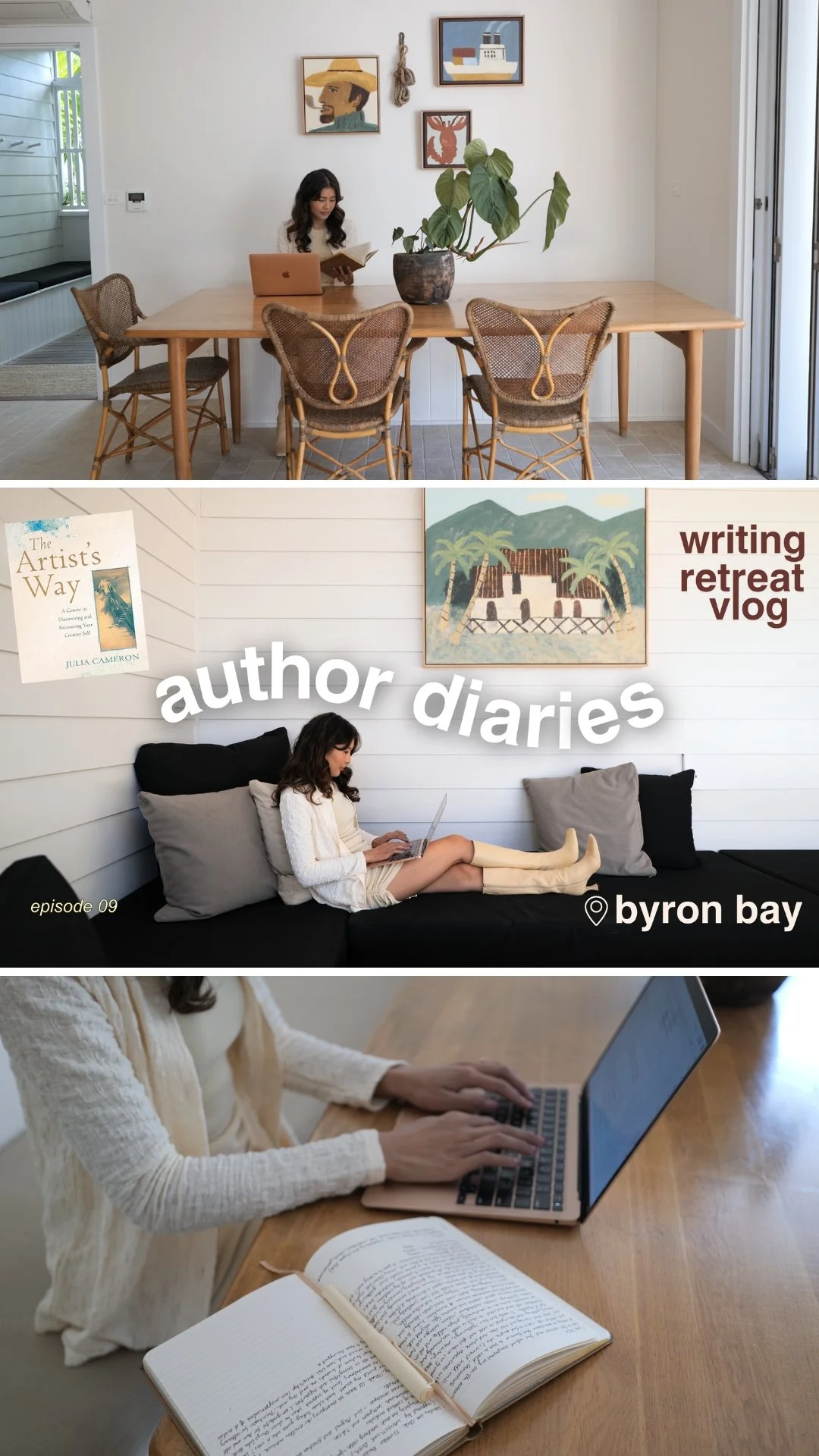 Writing vlog in Byron Bay - Week in the life of a Published Author