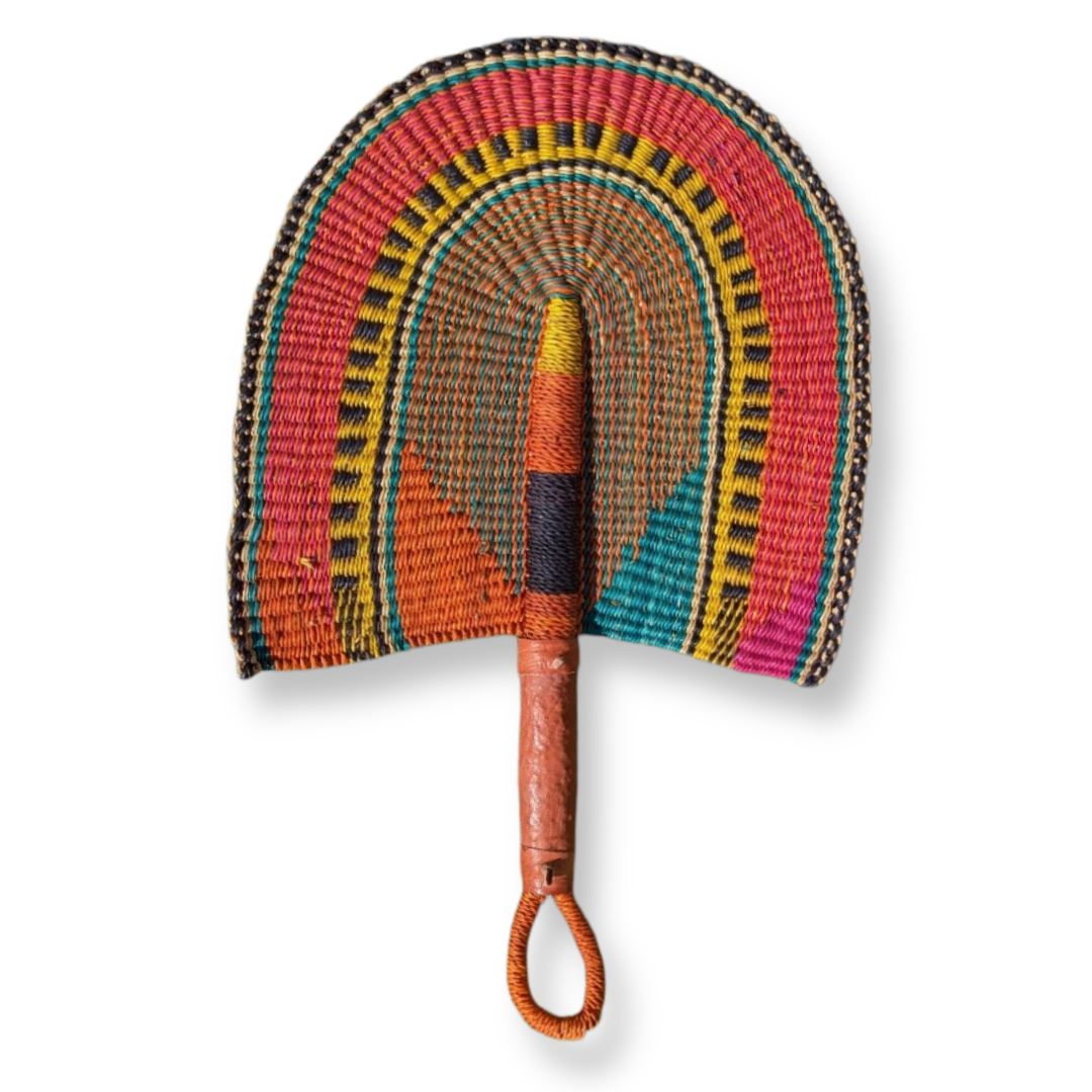 Orange Pink Yellow Fan