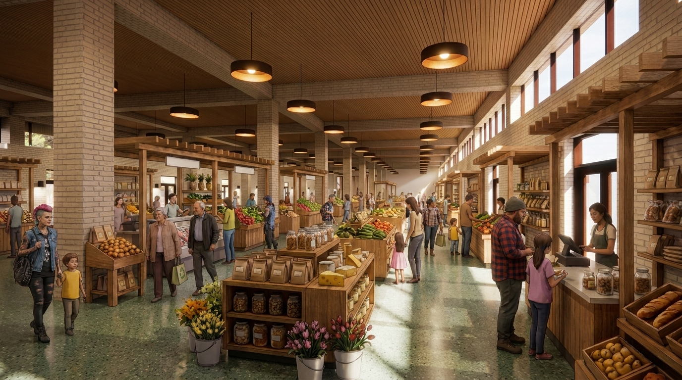 Interior view of Public Market