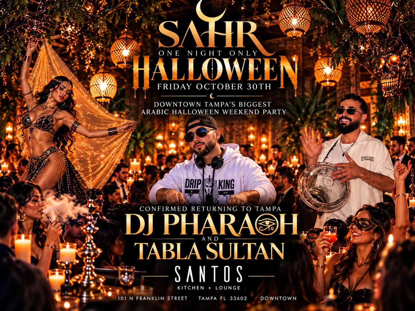 SAHRA HALLOWEEN — ONE NIGHT ONLY