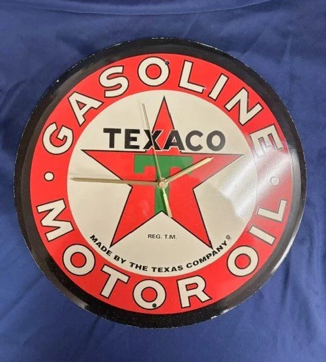 Lot #722 - Texaco Gasoline Motor Oil Clock