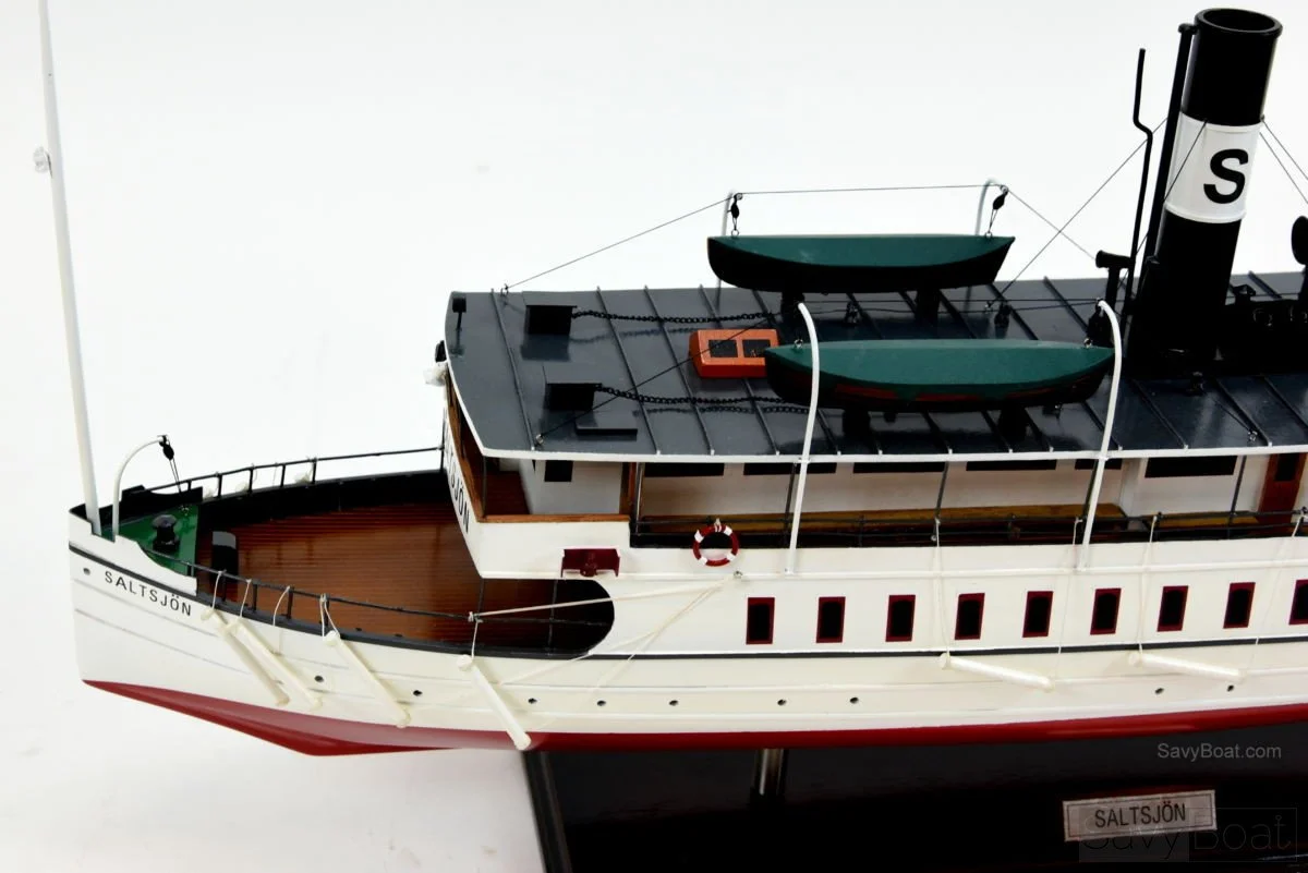 #041 Saltsjon Steam Ship Model — Lucky Collector Car Auctions