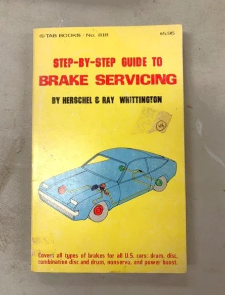 Lot #733 - 1975 Step by Step Guide to Brake Servicing
