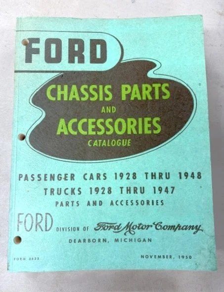 Lot #734 - 1950 Ford Chassis Parts and Accessories