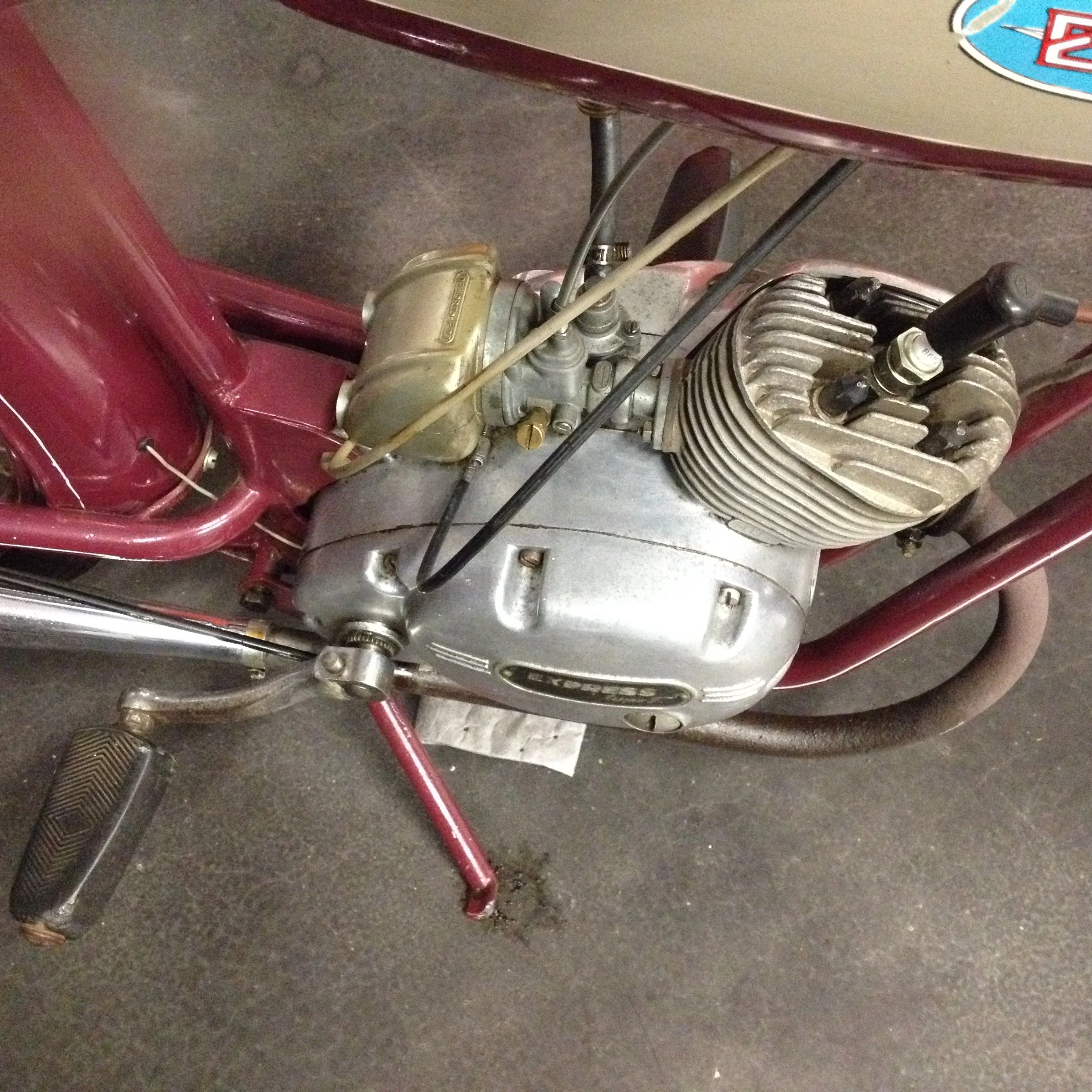#599 - 1955 Derby Express Greyhound Scooter *NO RESERVE* — Lucky ...