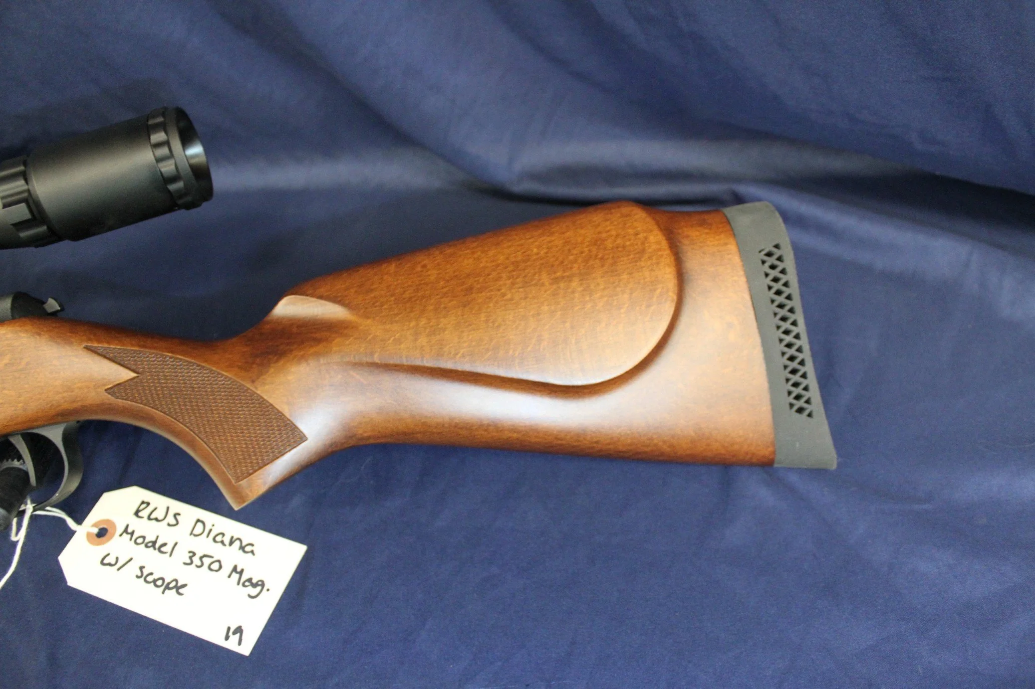 #073 RWS Diana Model 350 Magnum Air Rifle with Scope — Lucky Collector ...