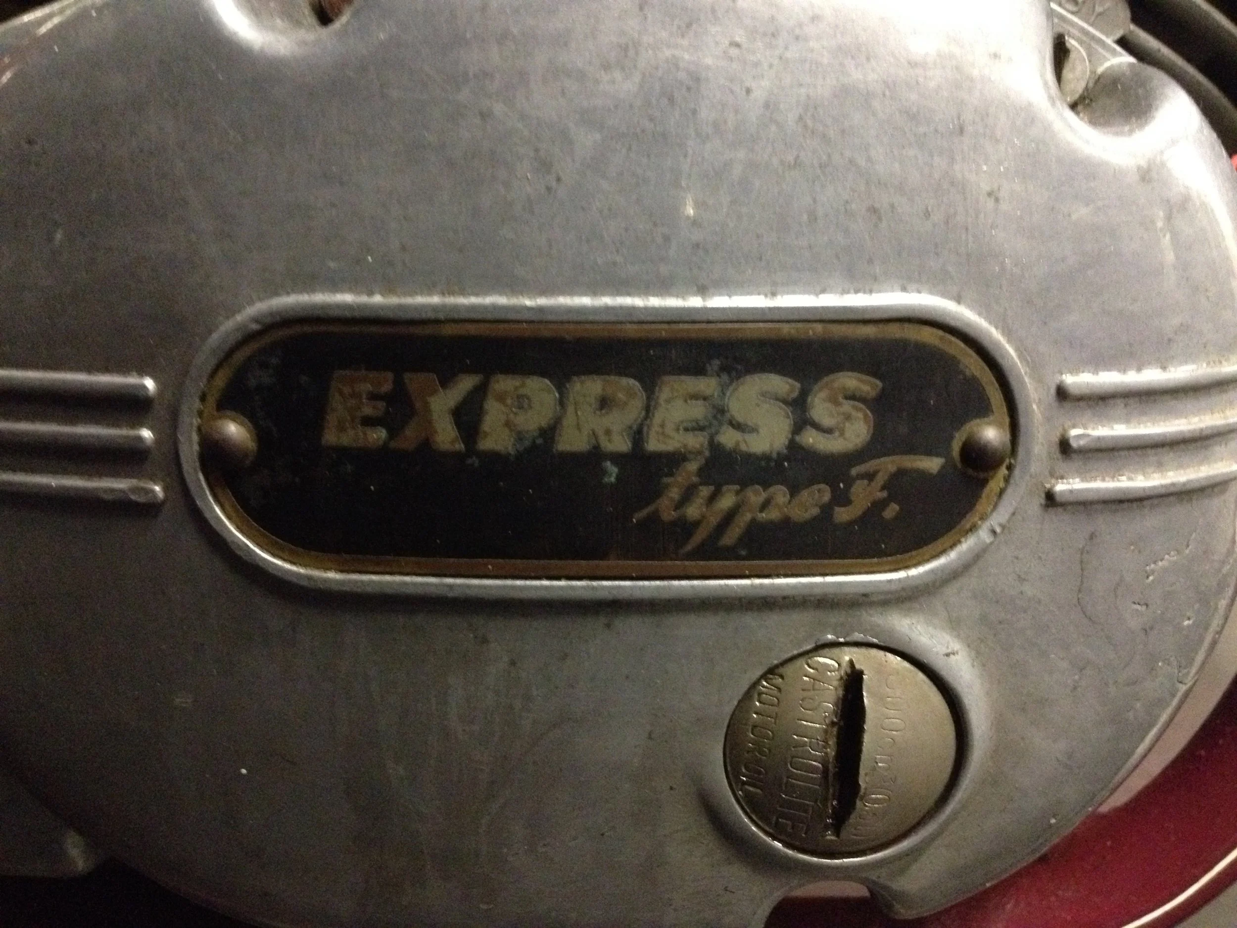 #599 - 1955 Derby Express Greyhound Scooter *NO RESERVE* — Lucky ...