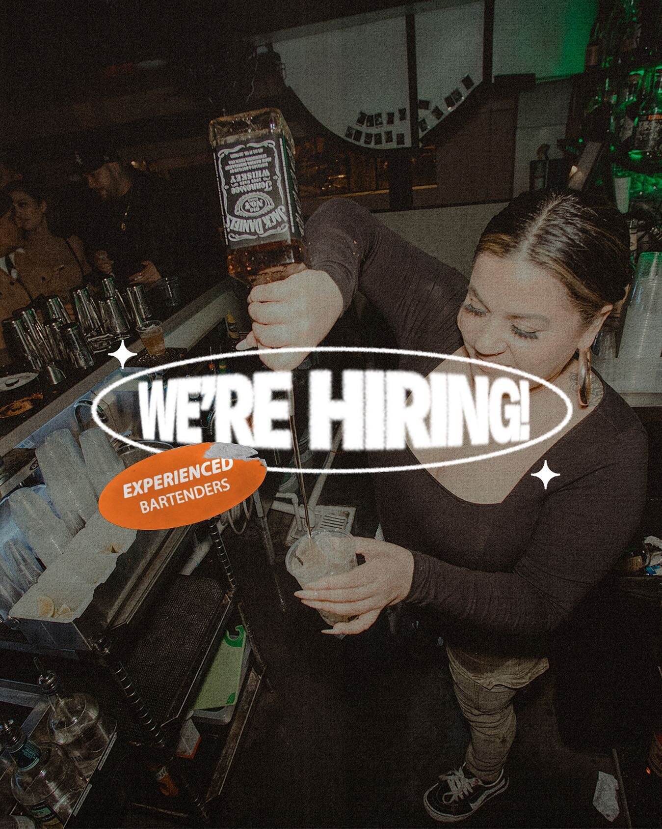 ‼️Attention bartenders! 🍸🍹

If crafting cocktails &amp; pouring drinks for people is your thing, we want to hear from you! Send your resume to info@recroomsj.com and tell us why you'd be perfect to get Rec&rsquo;t with us. #mixologybar #craftcockta