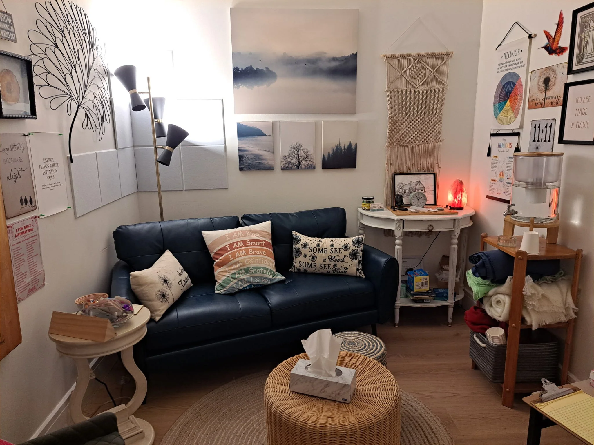 Counselling room at Peak Wellness Centre in Maple Ridge
