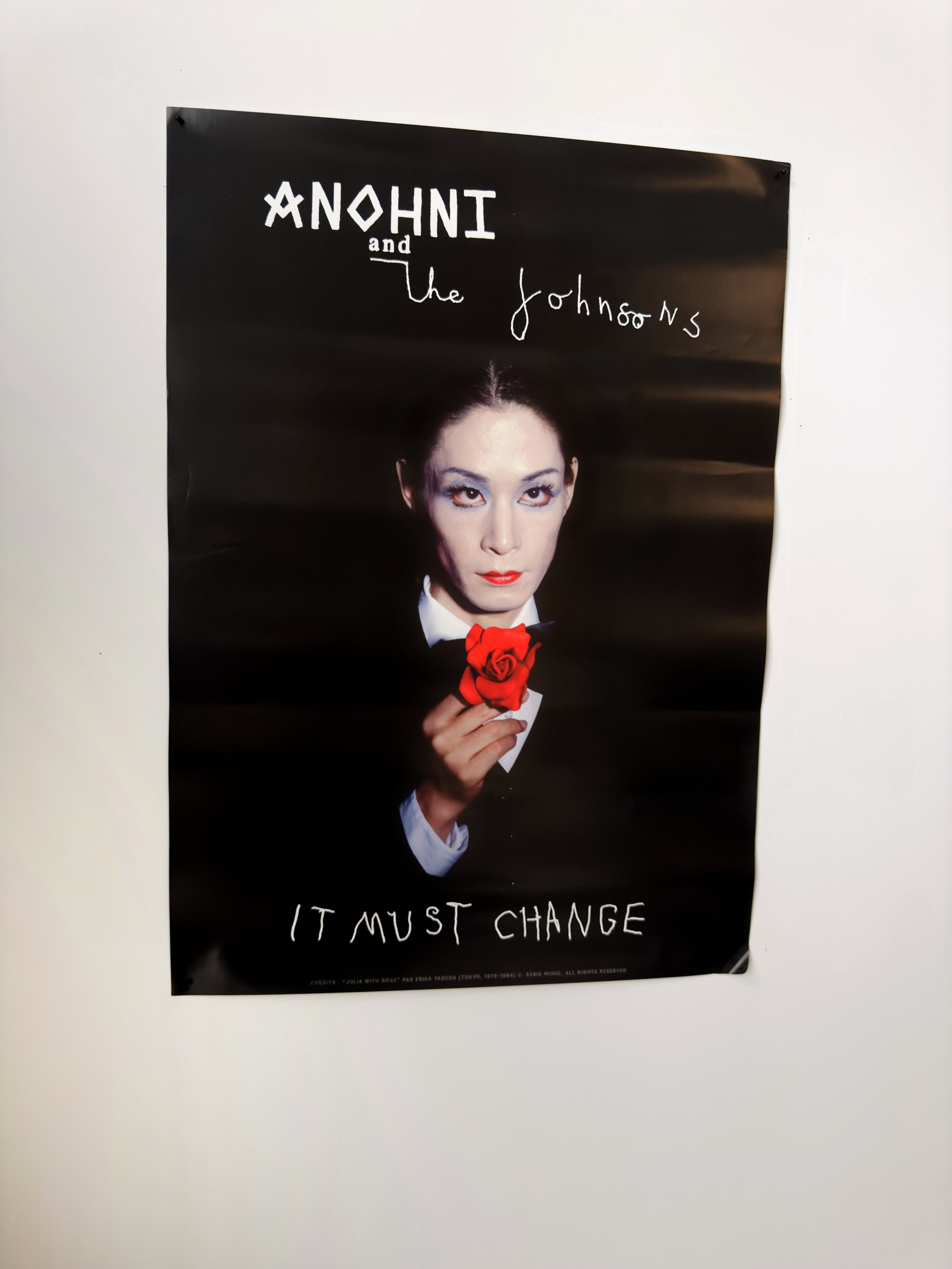 It Must Change poster, signed
