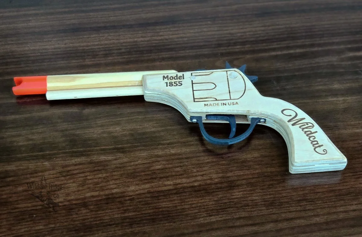 wildcat rubberband pistol model 1855