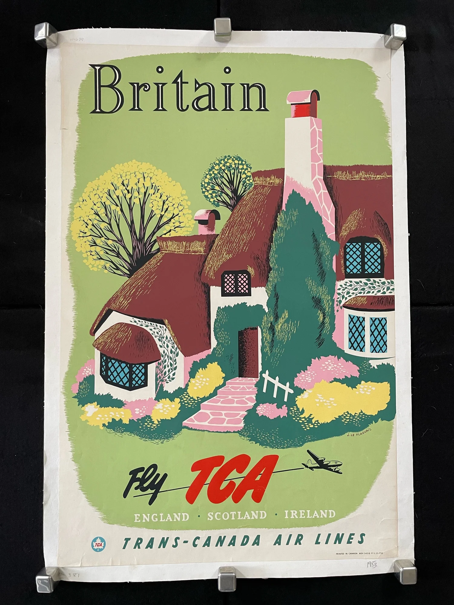 Linen Backing — Toronto Vintage Posters